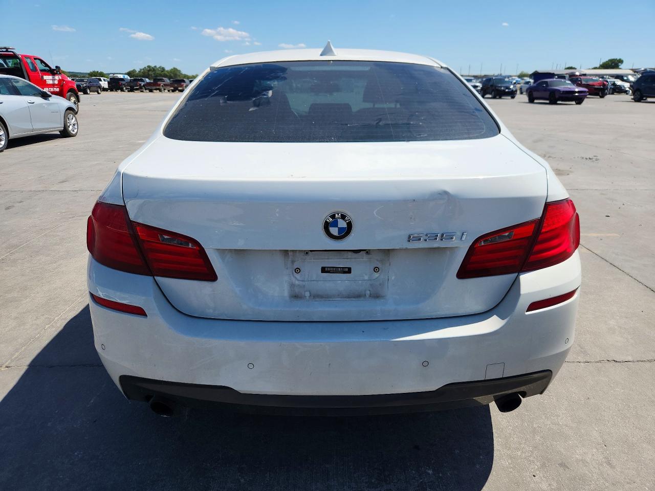 2012 Bmw 535 I White vin: WBAFR7C55CC810854