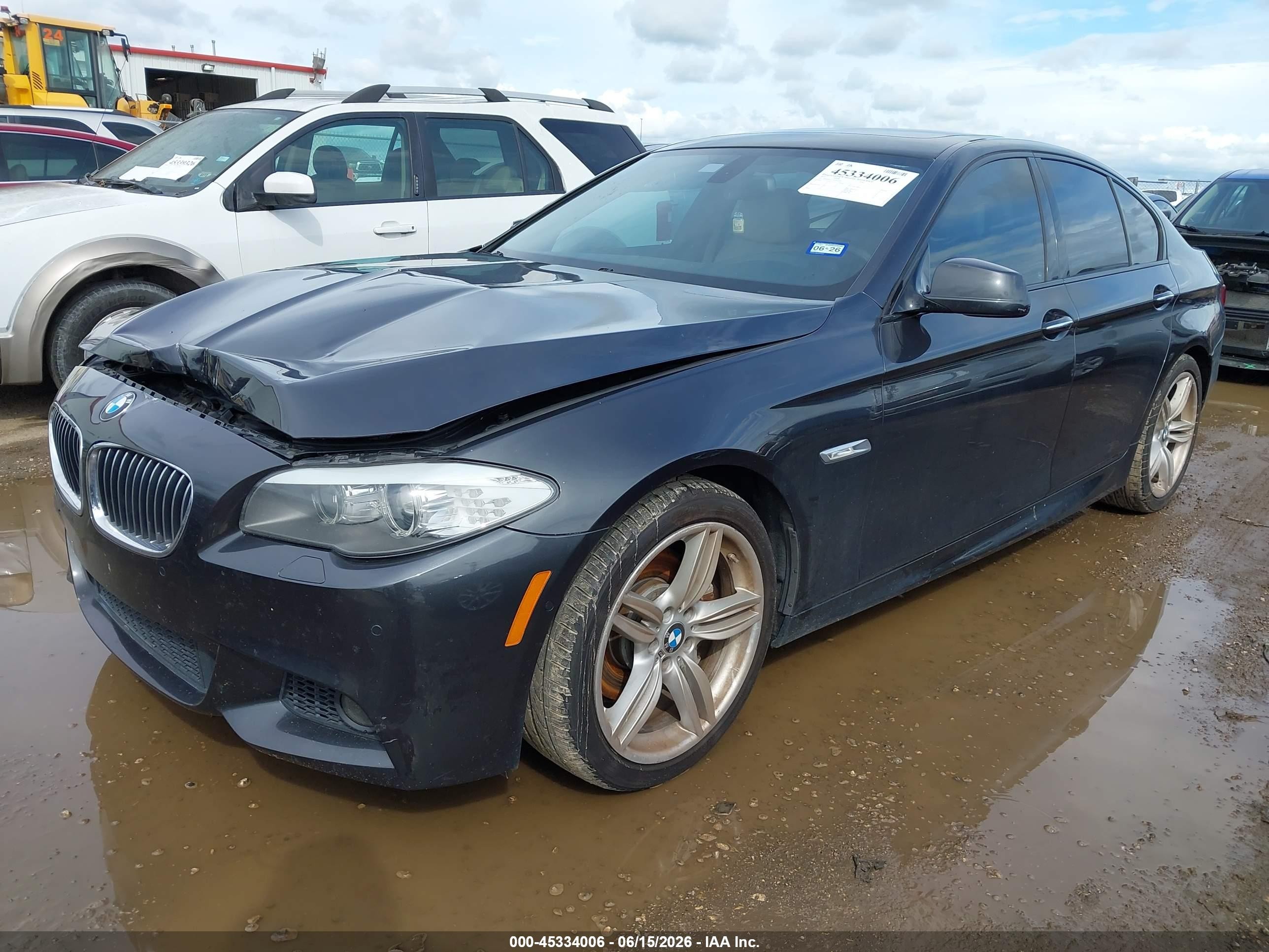 2012 Bmw 535i   Серый vin: WBAFR7C55CC813849