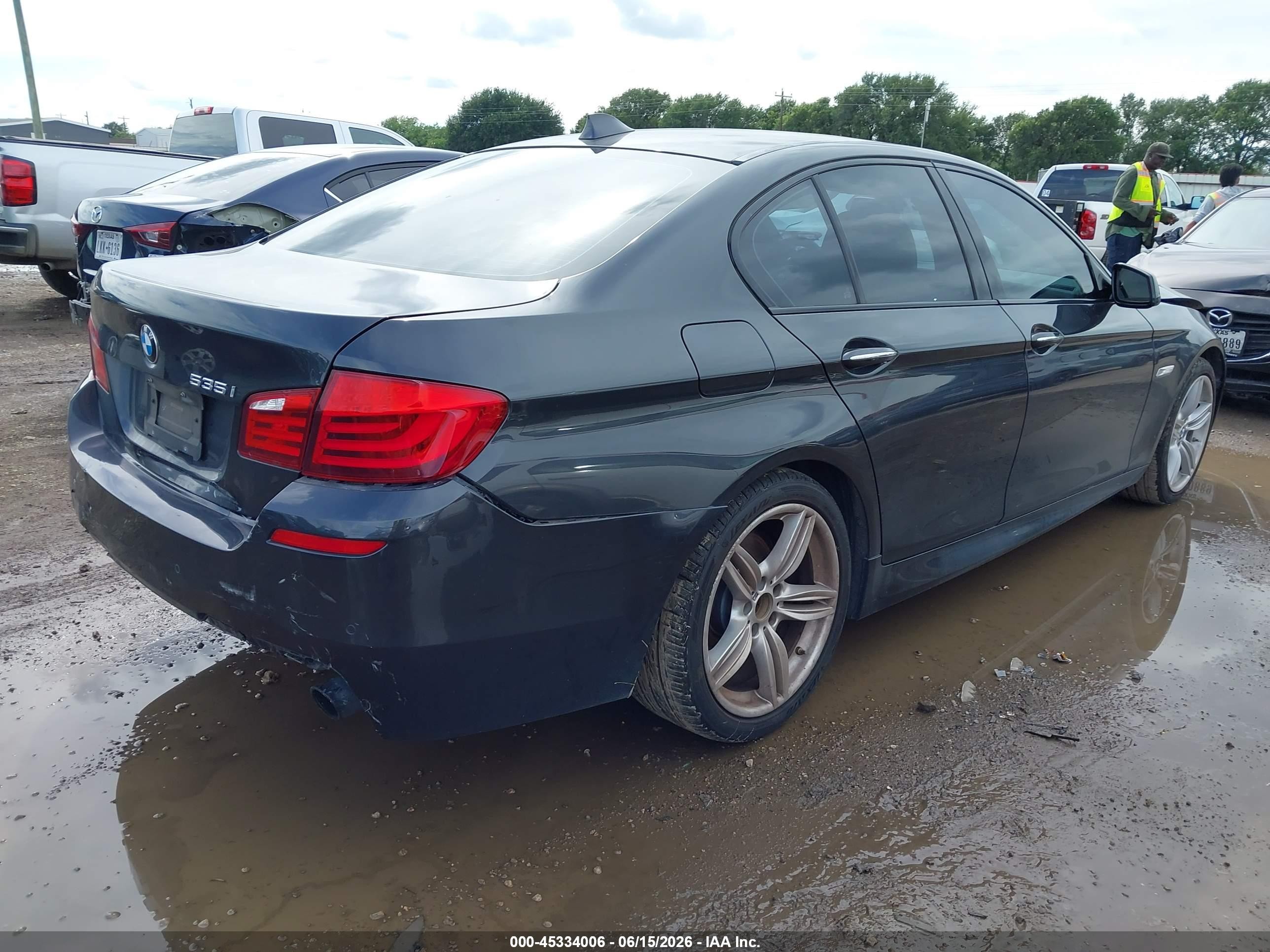 2012 Bmw 535i   Серый vin: WBAFR7C55CC813849