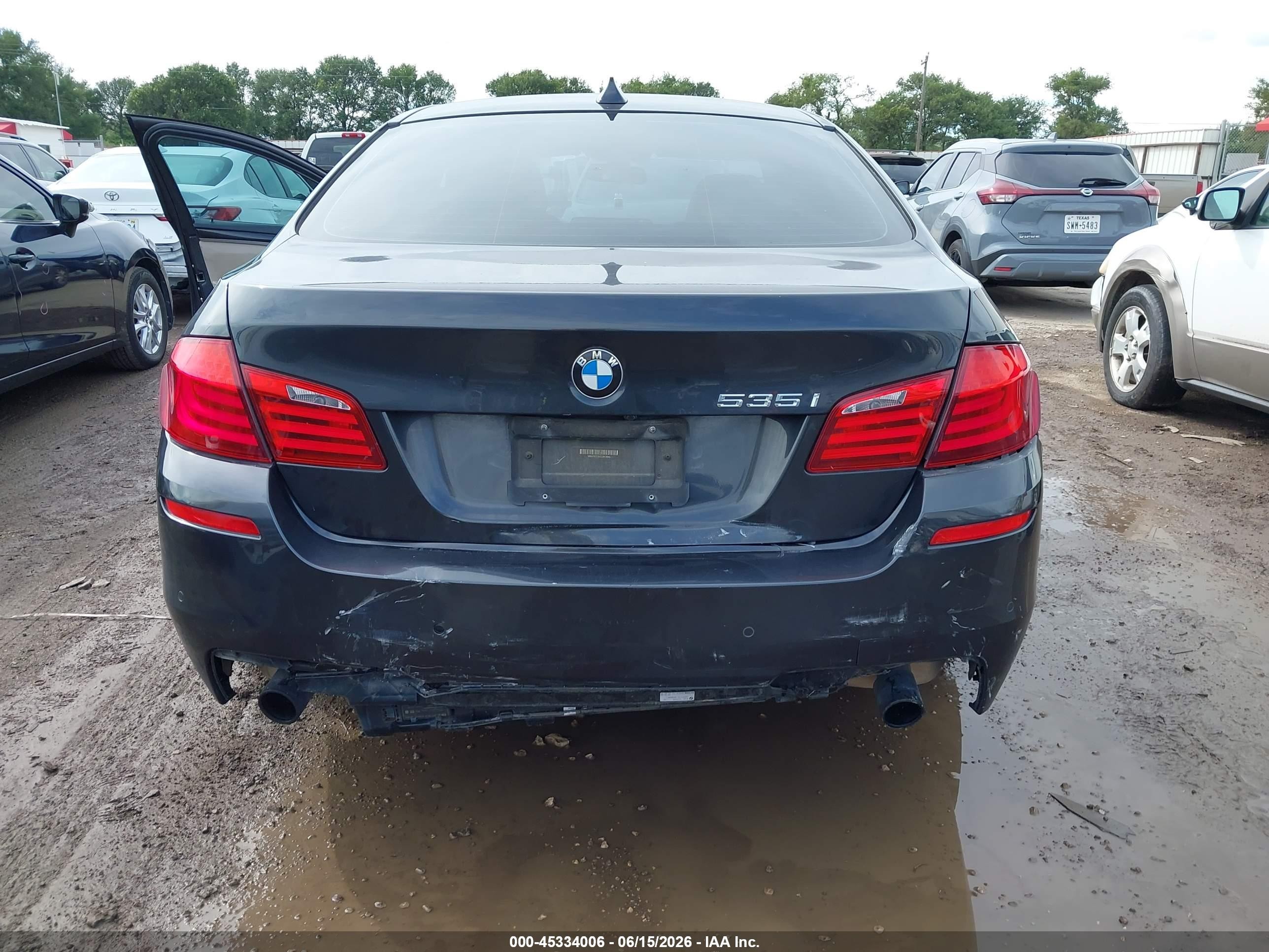 2012 Bmw 535i   Серый vin: WBAFR7C55CC813849