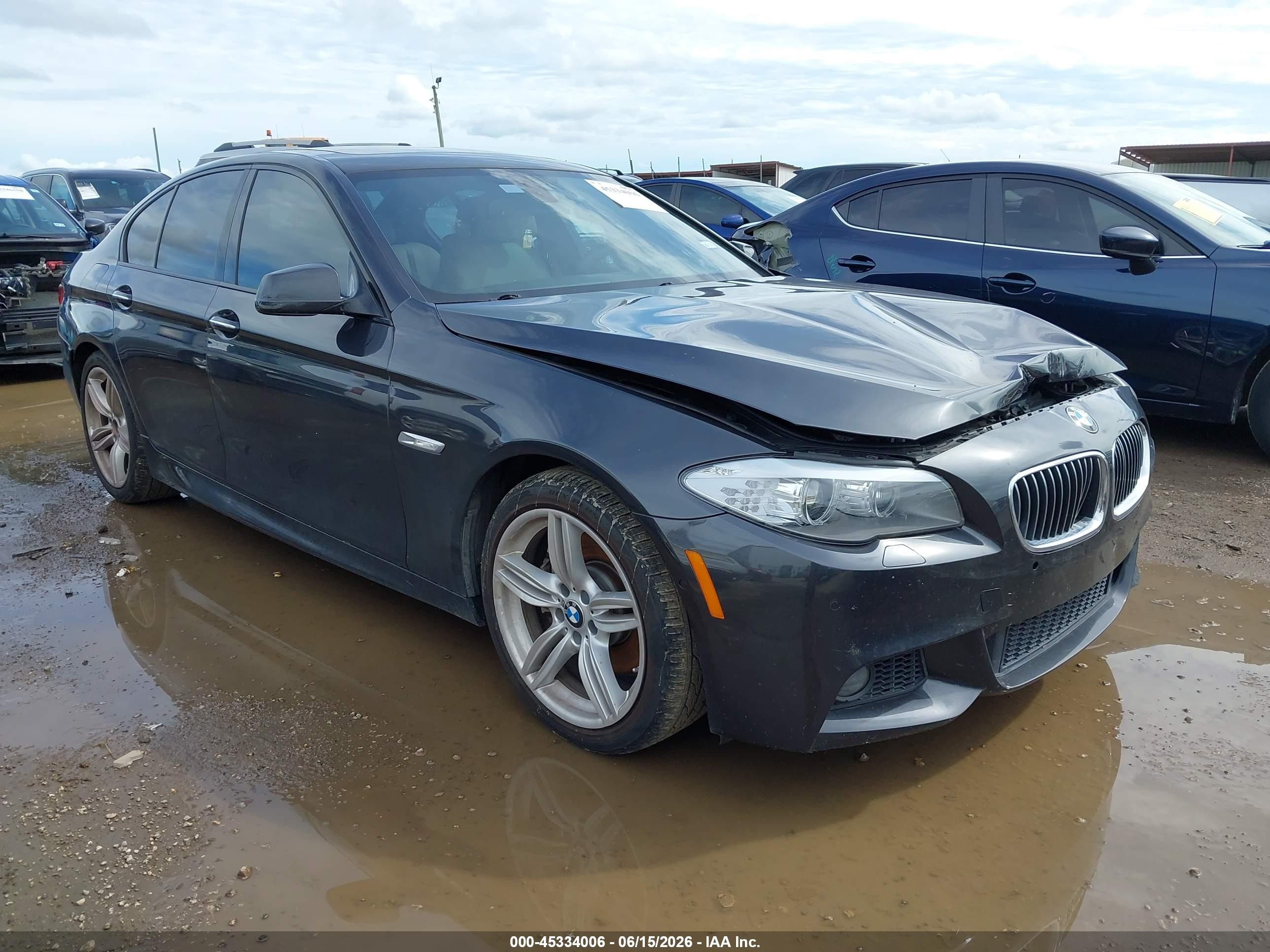 2012 Bmw 535i   Серый vin: WBAFR7C55CC813849