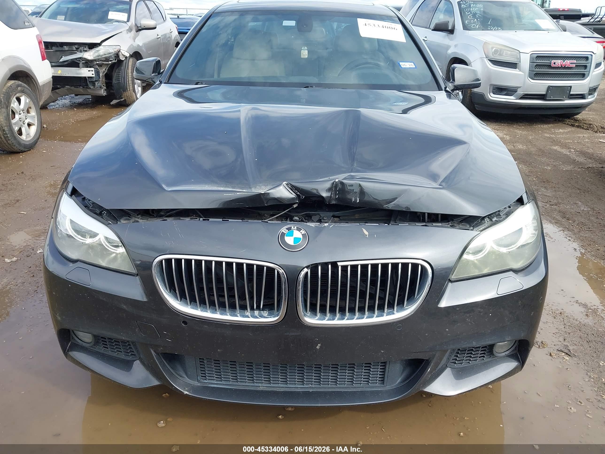 2012 Bmw 535i   Серый vin: WBAFR7C55CC813849