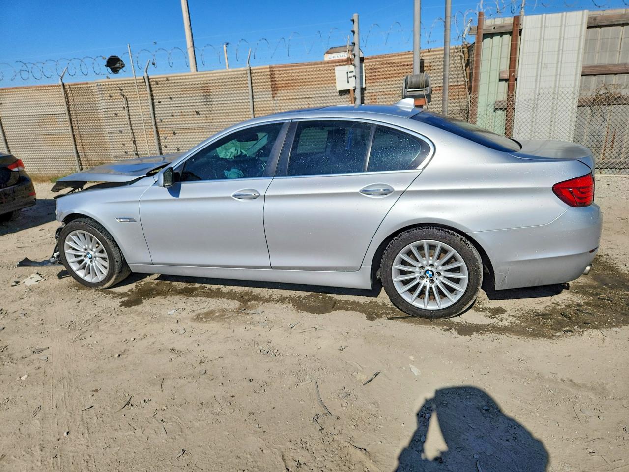 2012 Bmw 535 I Silver vin: WBAFR7C55CC816248