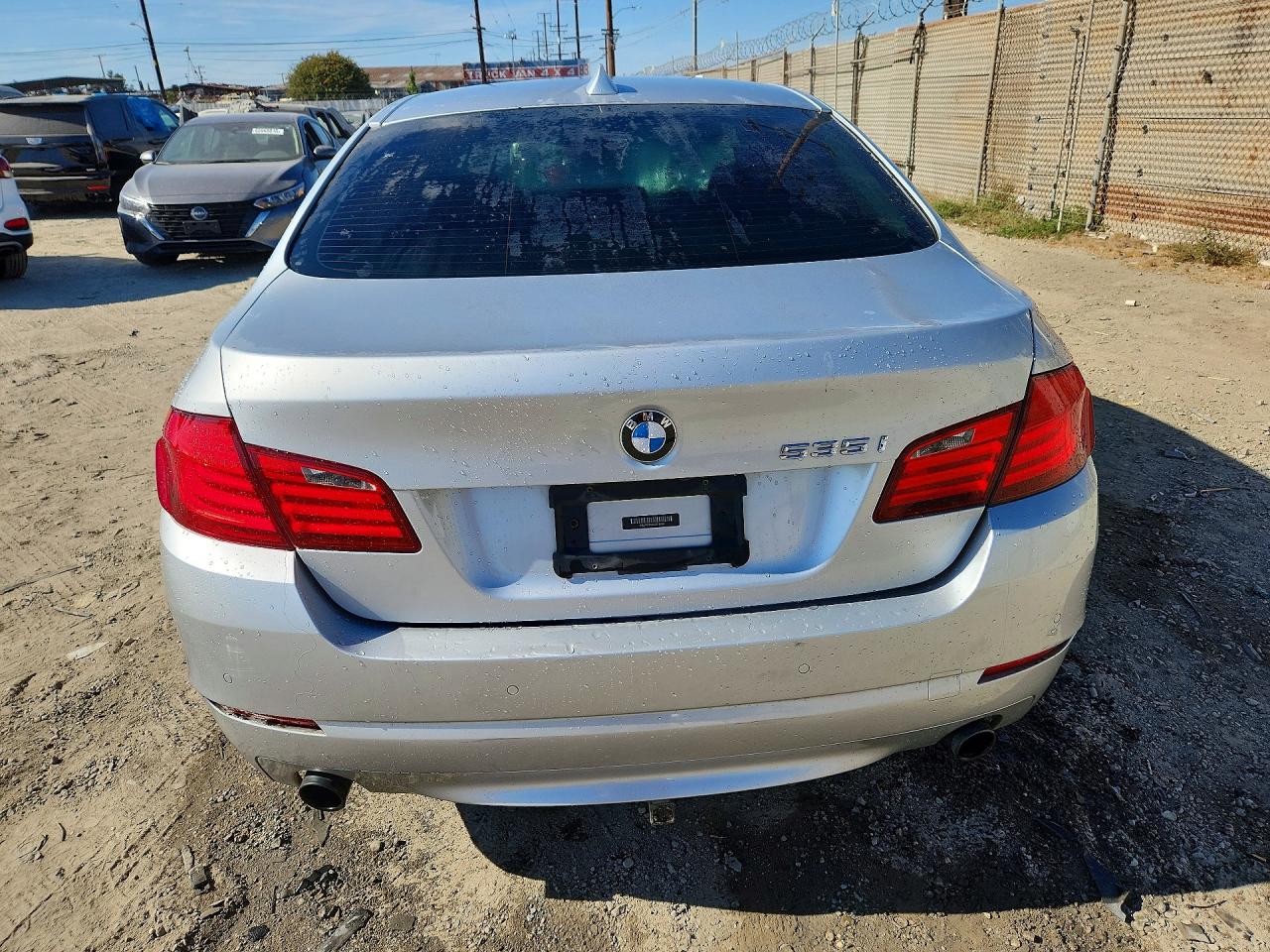 2012 Bmw 535 I Silver vin: WBAFR7C55CC816248