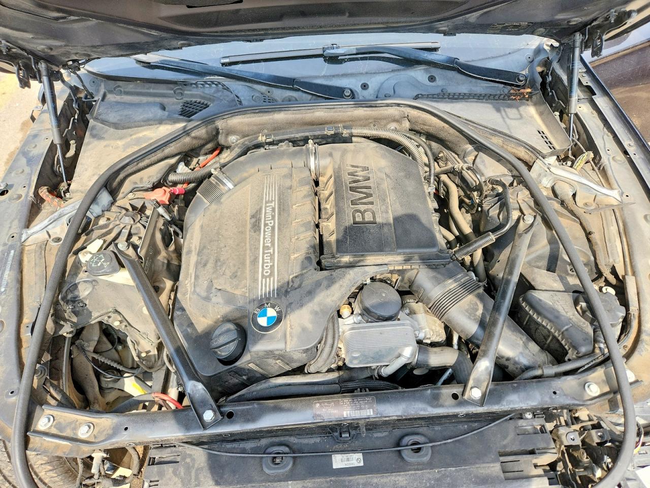 2013 Bmw 535 I Gray vin: WBAFR7C55DC822374