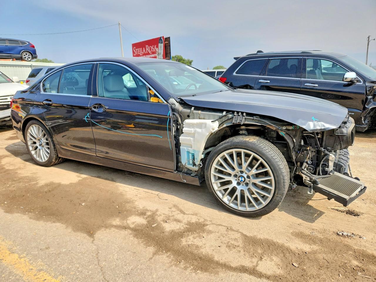 2013 Bmw 535 I Gray vin: WBAFR7C55DC822374