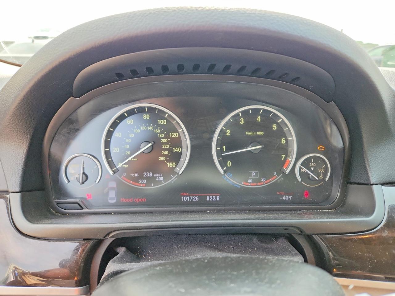 2013 Bmw 535 I Gray vin: WBAFR7C55DC822374