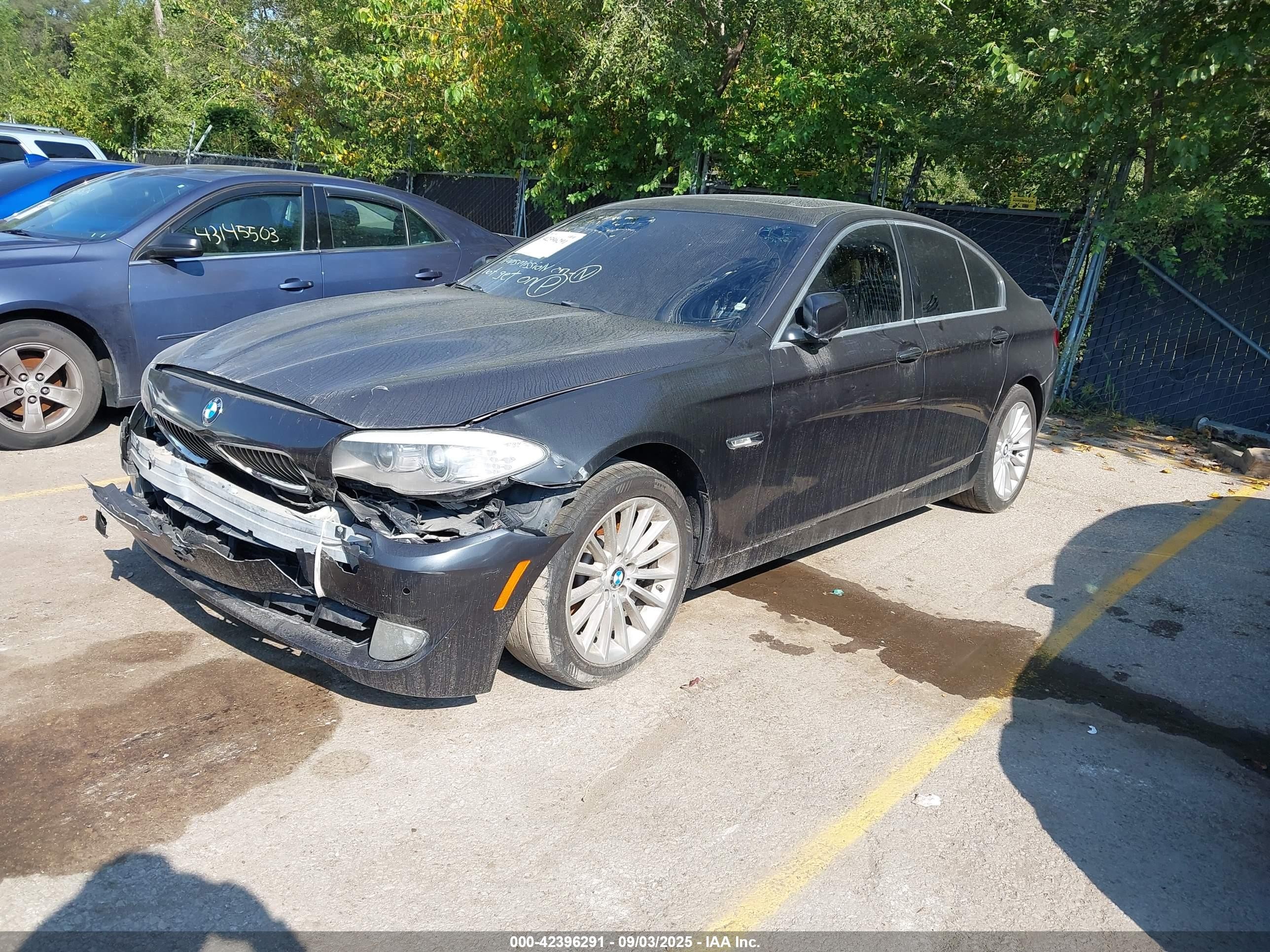2013 Bmw 535i   Black vin: WBAFR7C55DC823430