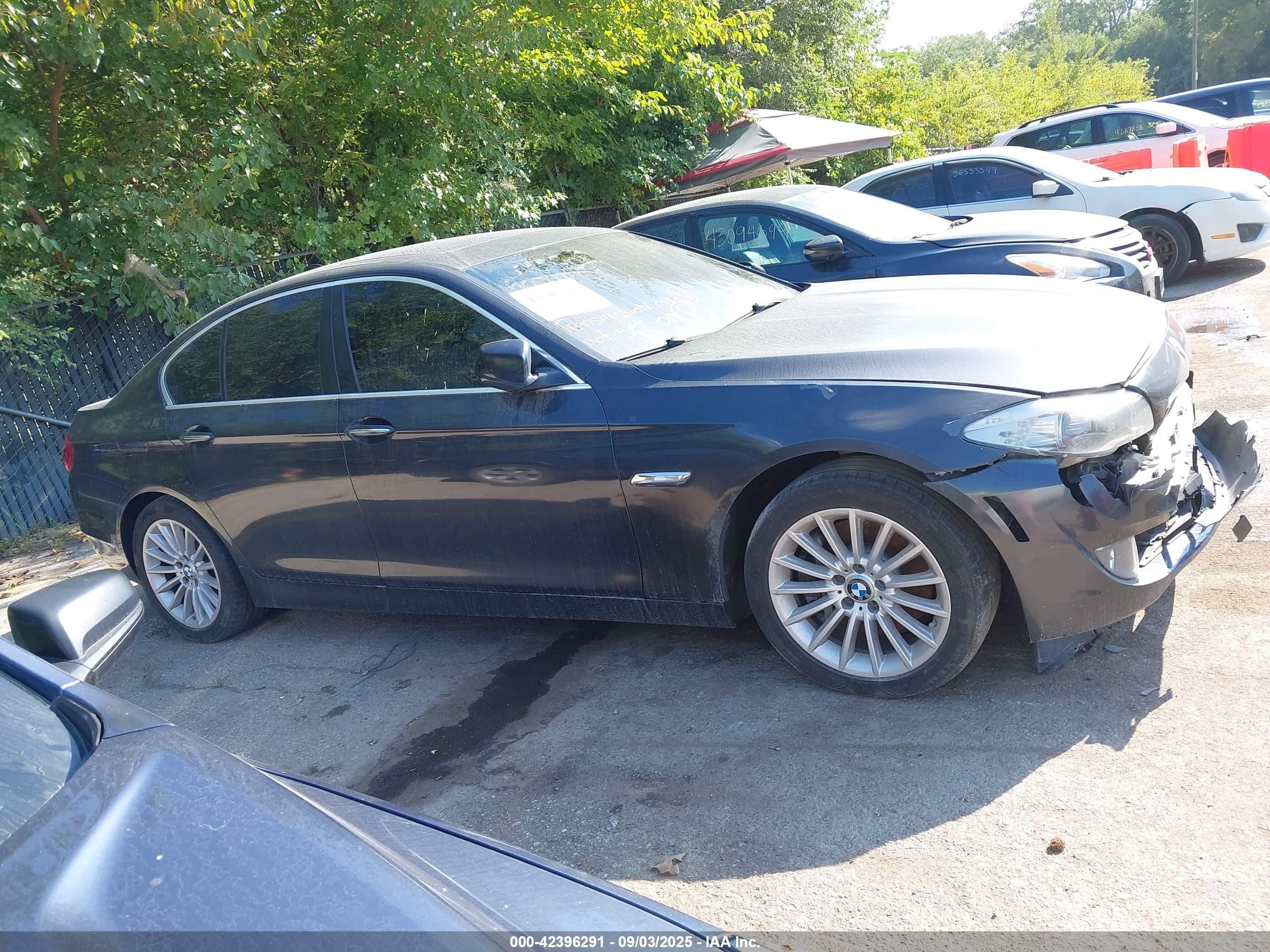 2013 Bmw 535i   Black vin: WBAFR7C55DC823430