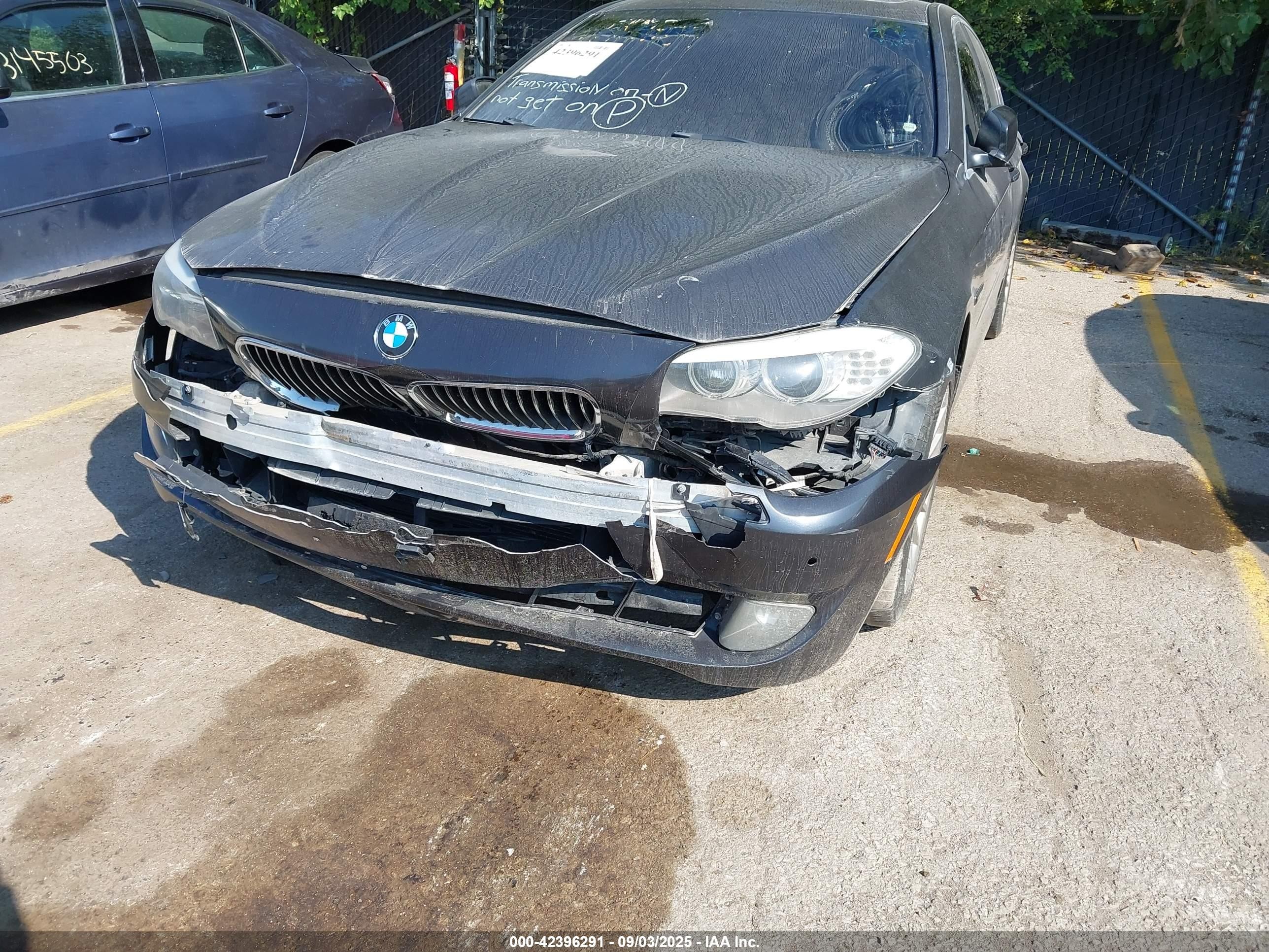 2013 Bmw 535i   Black vin: WBAFR7C55DC823430
