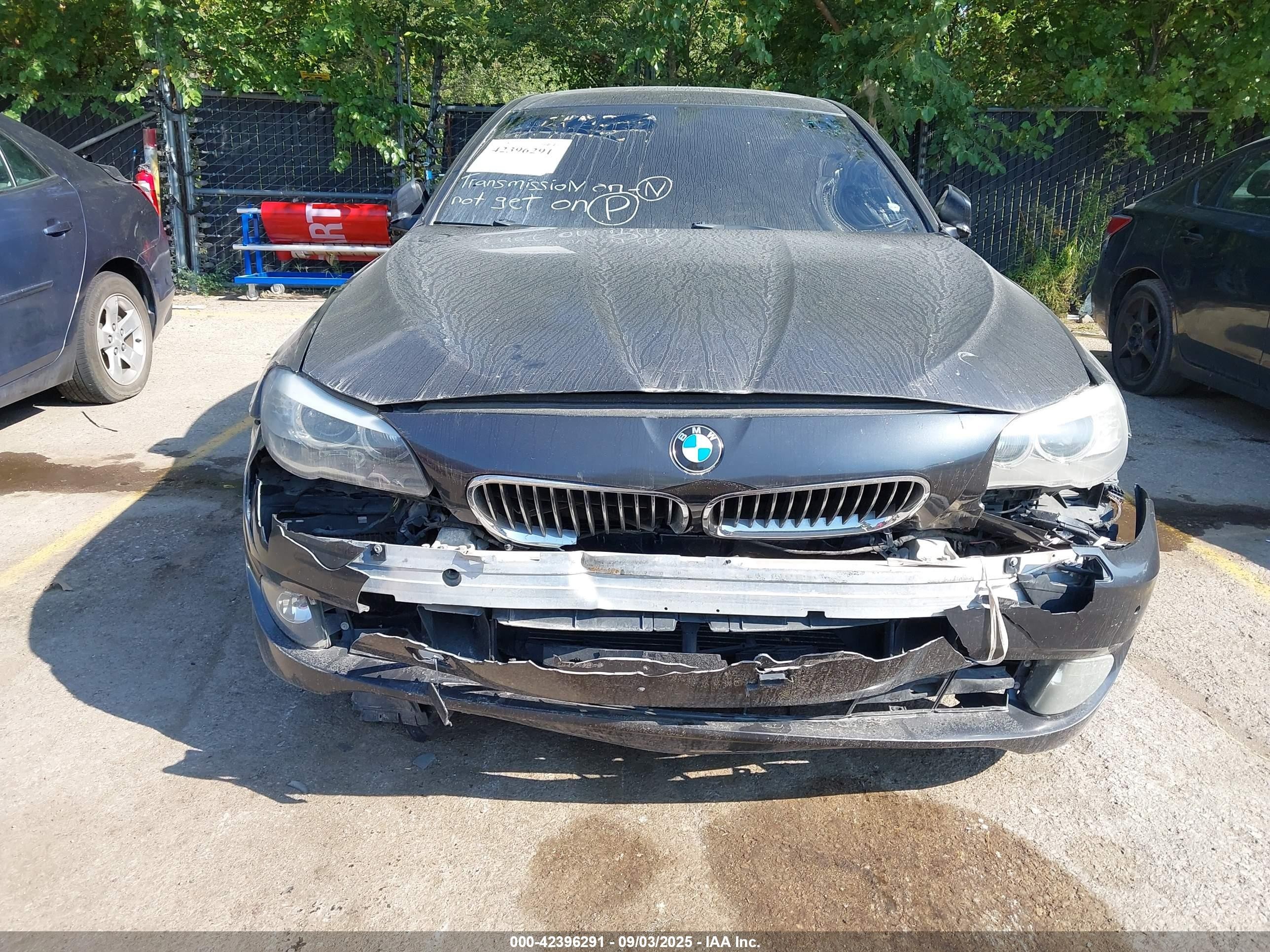 2013 Bmw 535i   Black vin: WBAFR7C55DC823430