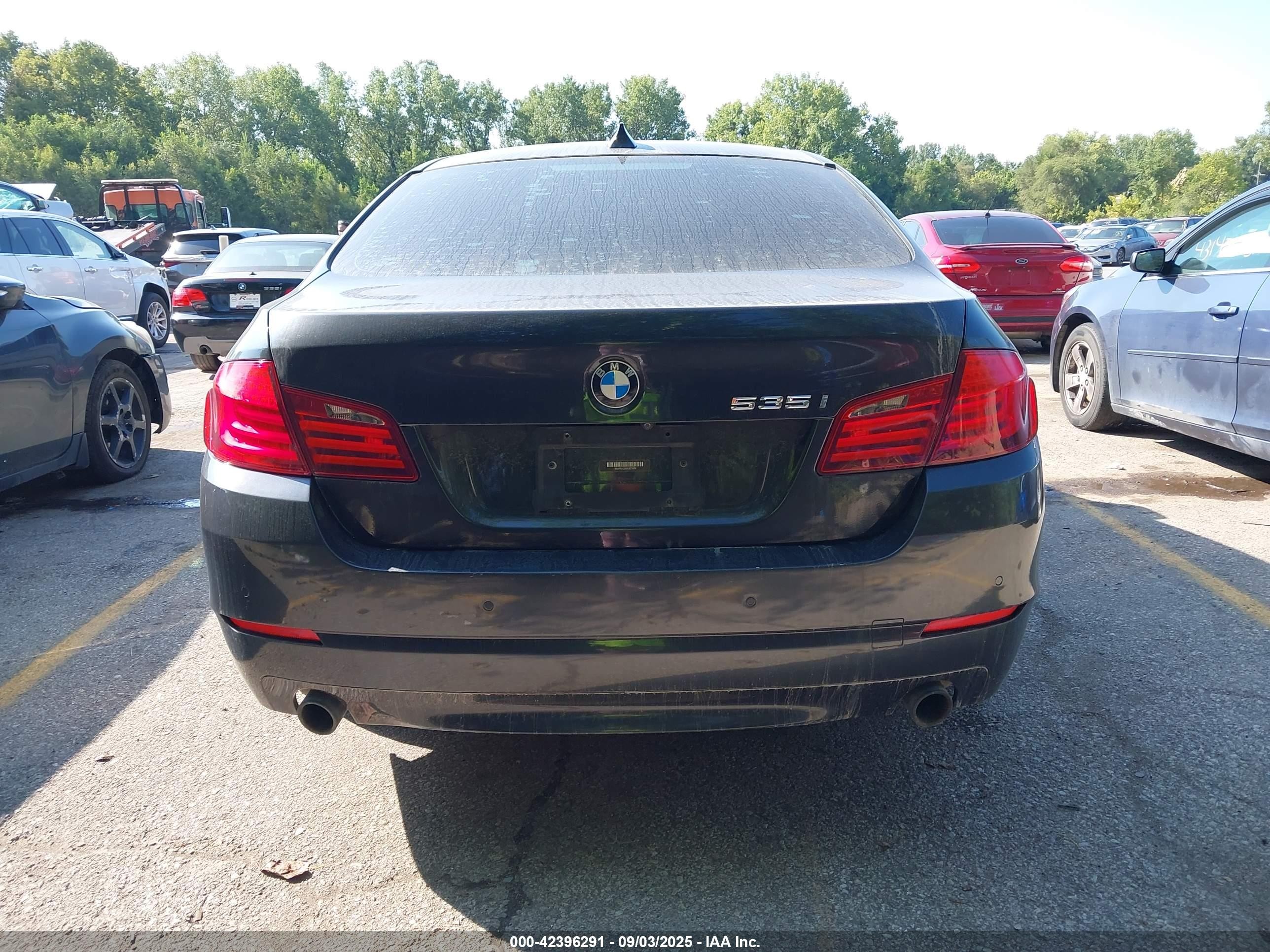 2013 Bmw 535i   Black vin: WBAFR7C55DC823430