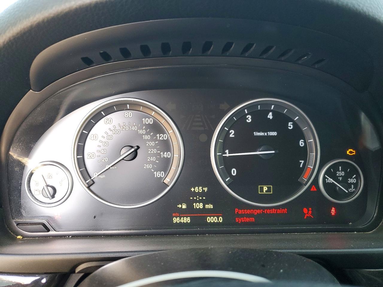 2013 Bmw 535 I White vin: WBAFR7C55DC824030