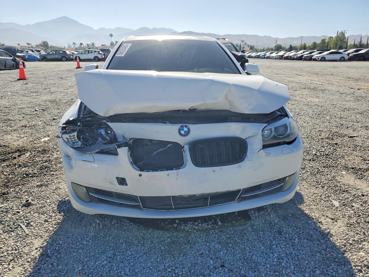 2013 Bmw 535 I White vin: WBAFR7C55DC824030