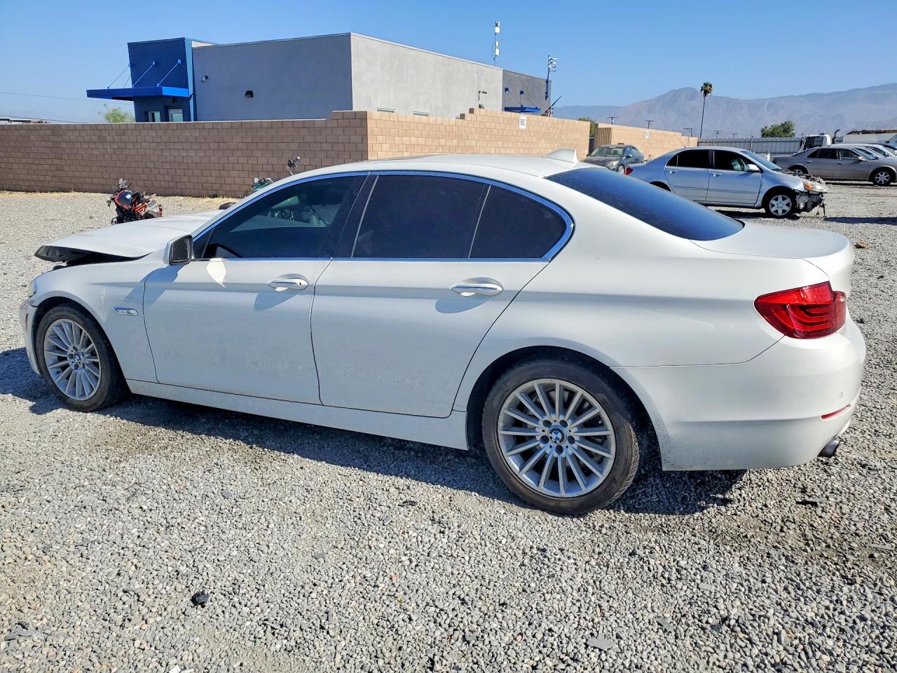 2013 Bmw 535 I White vin: WBAFR7C55DC824030