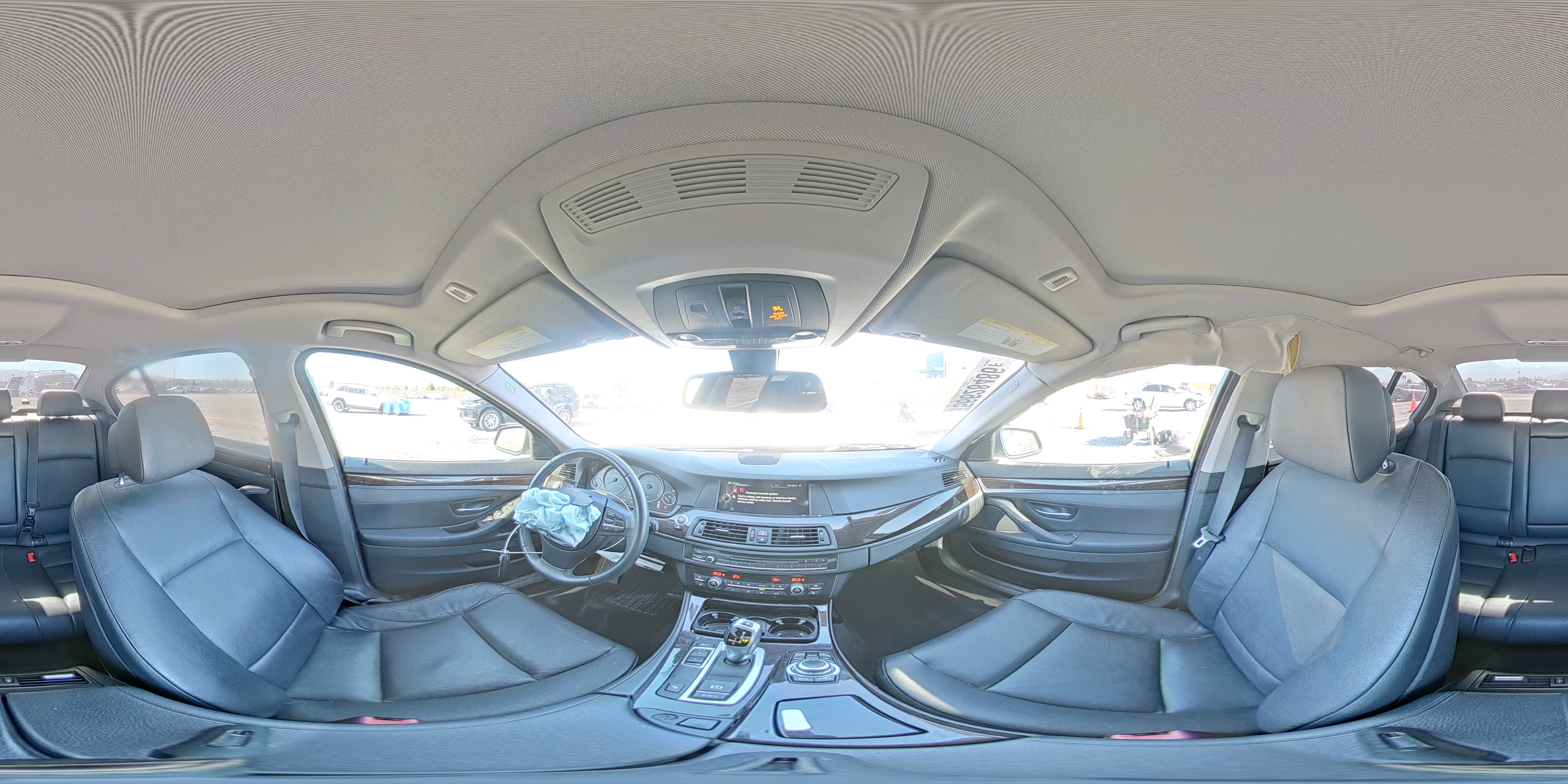 2013 Bmw 535 I White vin: WBAFR7C55DC824030