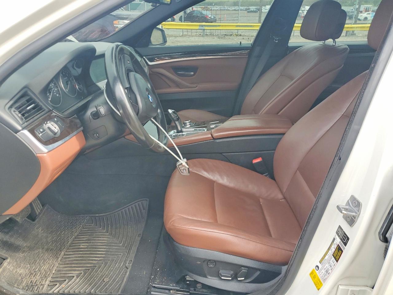 2013 Bmw 535 I White vin: WBAFR7C55DC827560