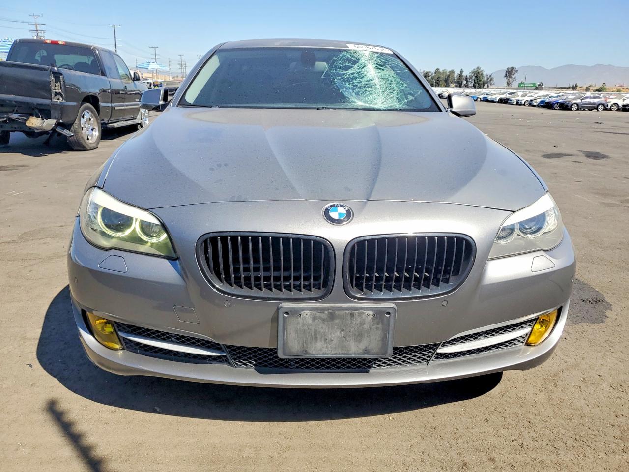 2011 Bmw 535 I Silver vin: WBAFR7C56BC602481