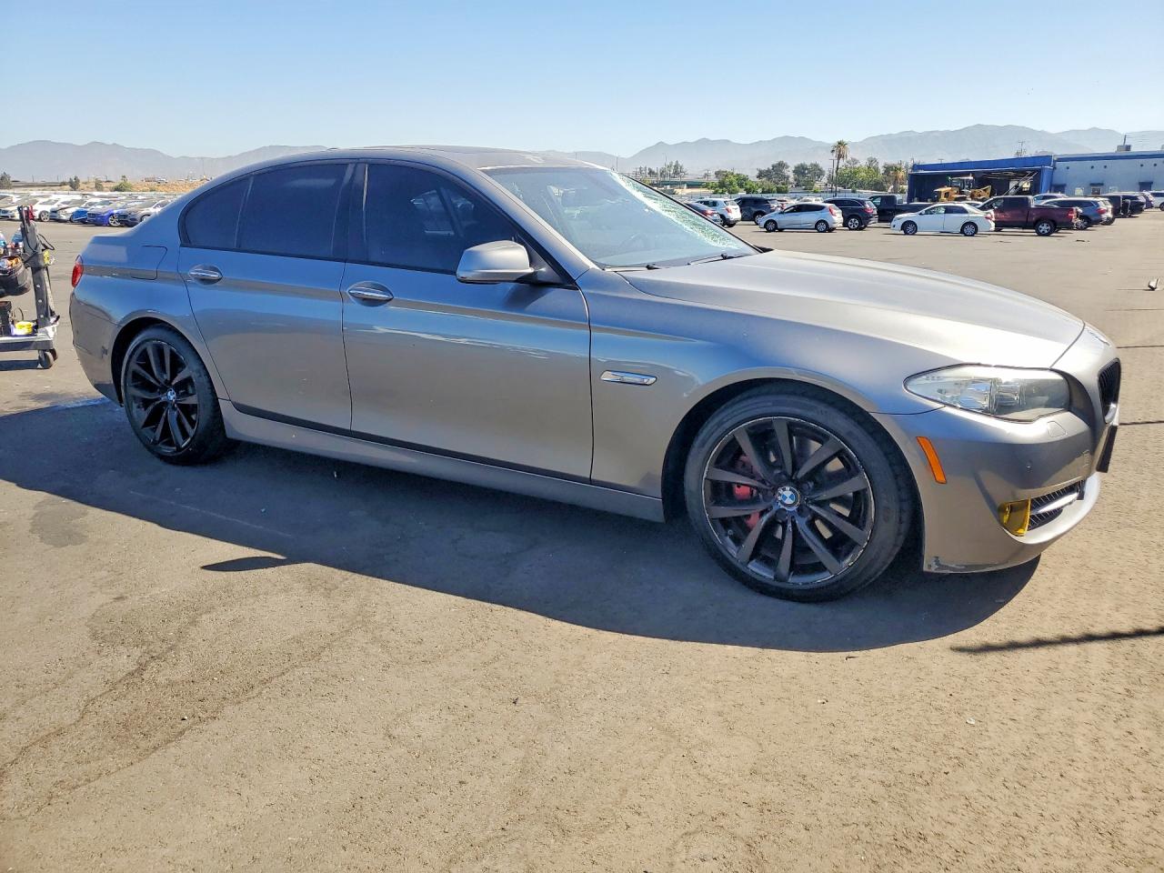 2011 Bmw 535 I Silver vin: WBAFR7C56BC602481