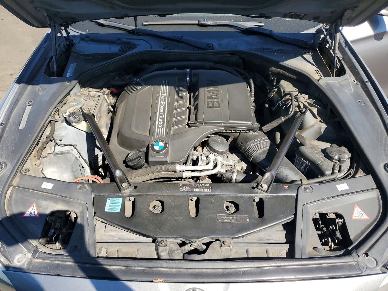 2011 Bmw 535 I Silver vin: WBAFR7C56BC602481