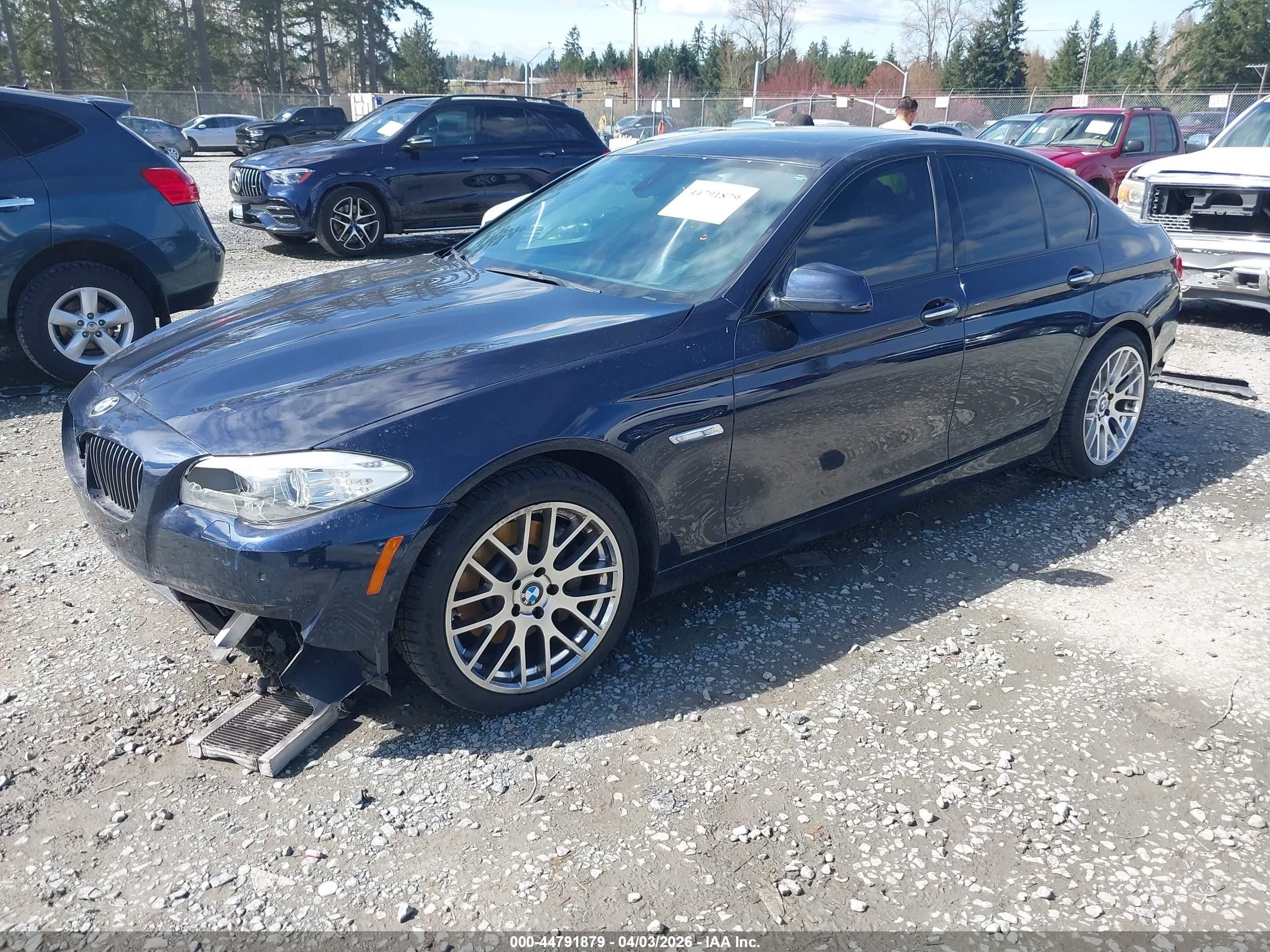 2011 Bmw 535i   Blue vin: WBAFR7C56BC602755