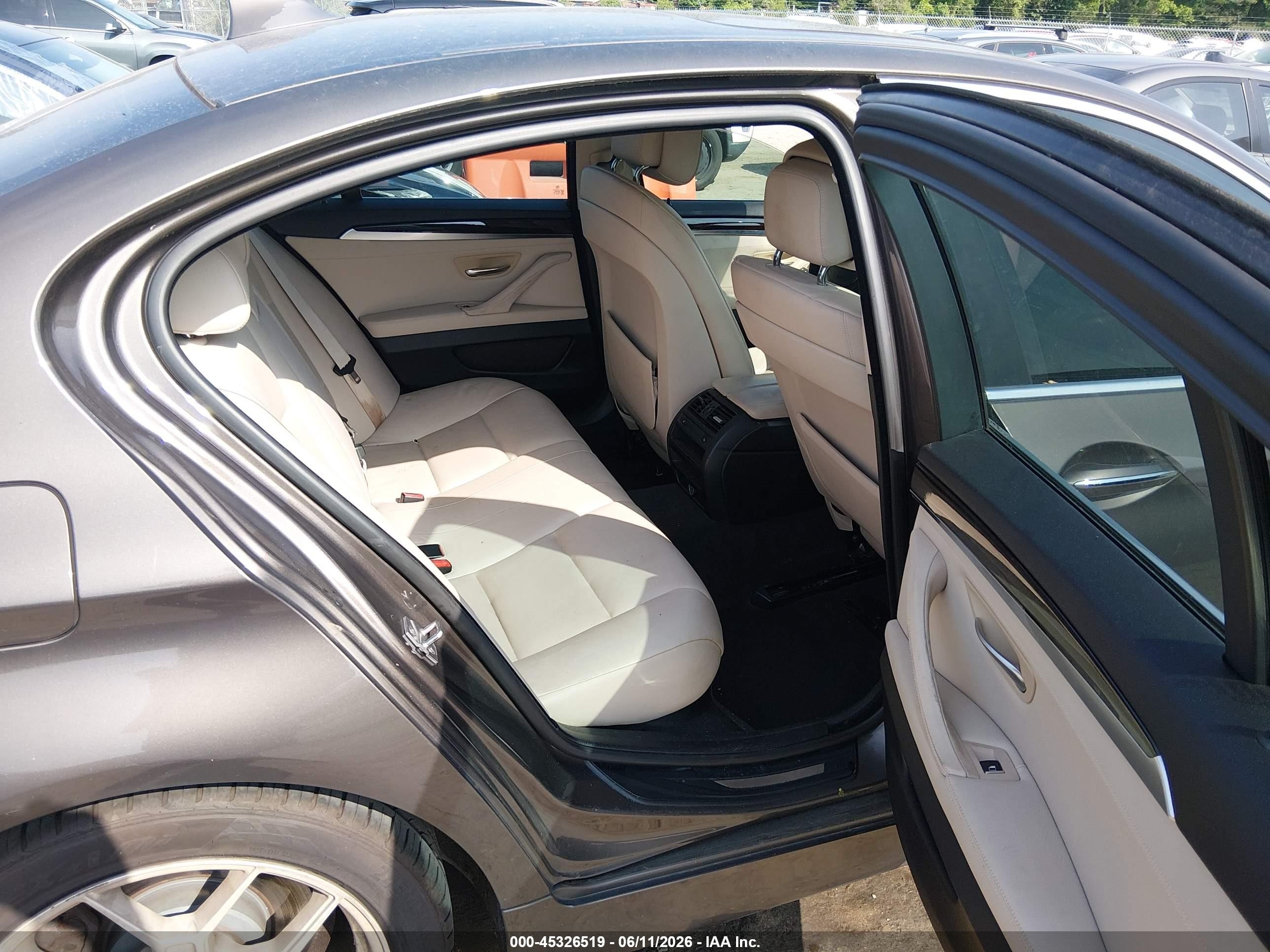2011 Bmw 535i   Gray vin: WBAFR7C56BC607308