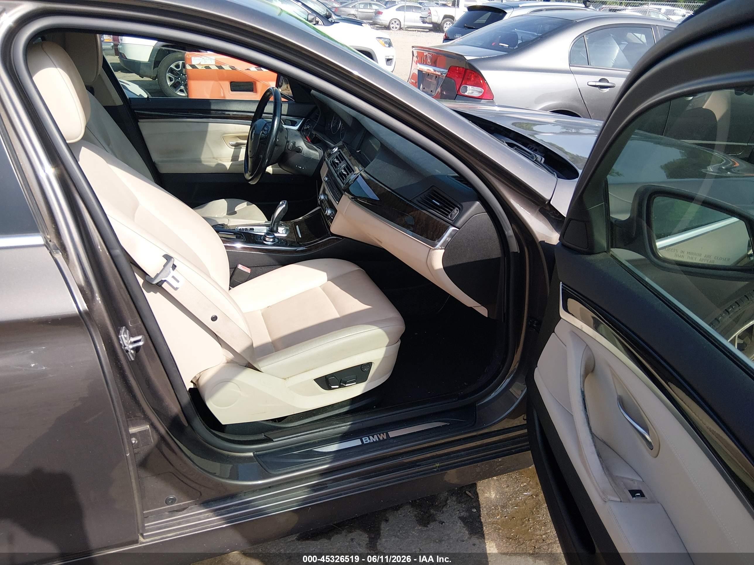 2011 Bmw 535i   Gray vin: WBAFR7C56BC607308