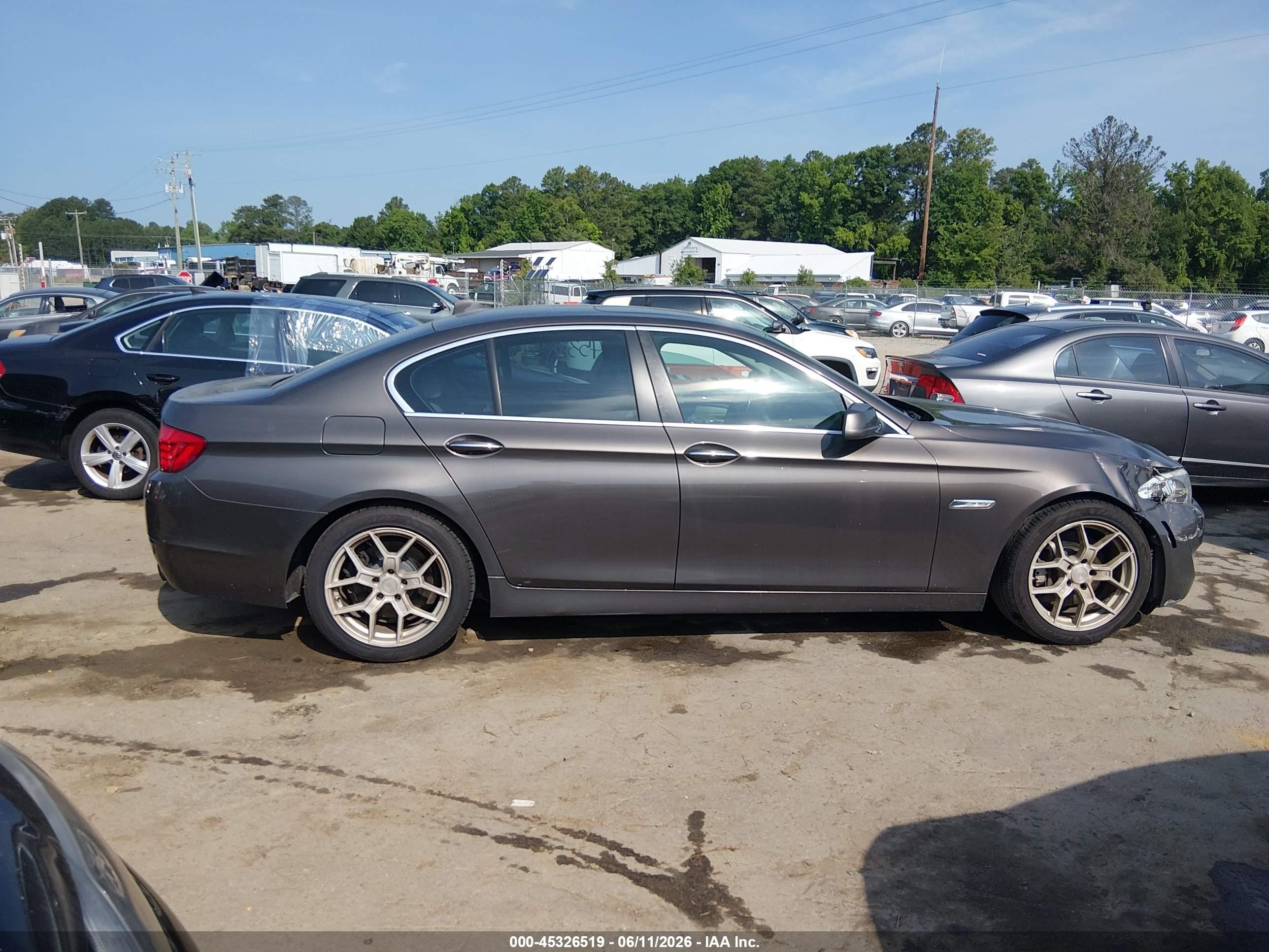 2011 Bmw 535i   Gray vin: WBAFR7C56BC607308