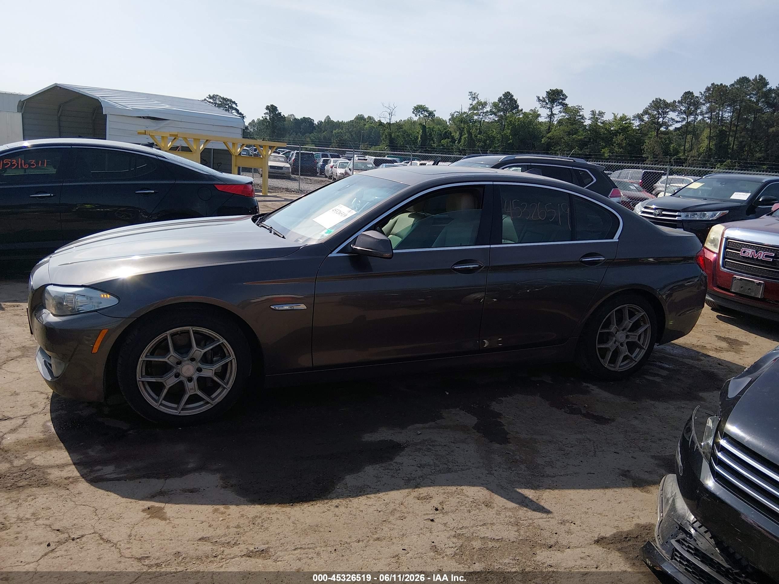 2011 Bmw 535i   Gray vin: WBAFR7C56BC607308