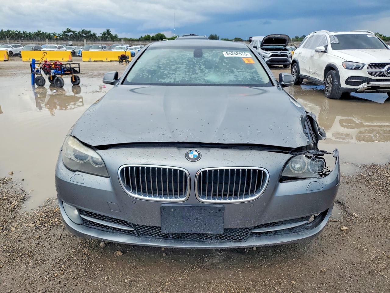 2012 Bmw 535 I Серебряный vin: WBAFR7C56CC813388