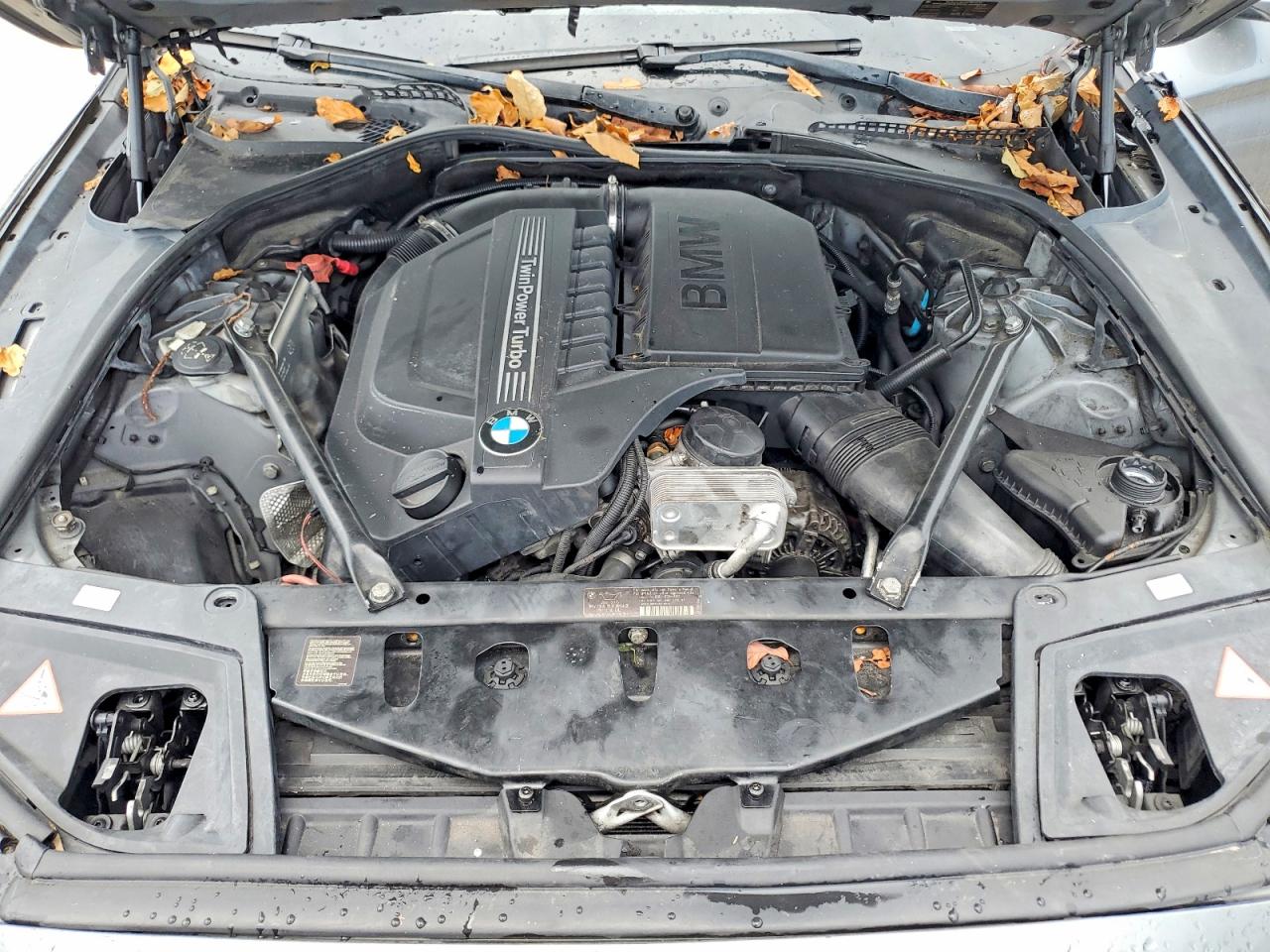 2012 Bmw 535 I Серебряный vin: WBAFR7C56CC813388