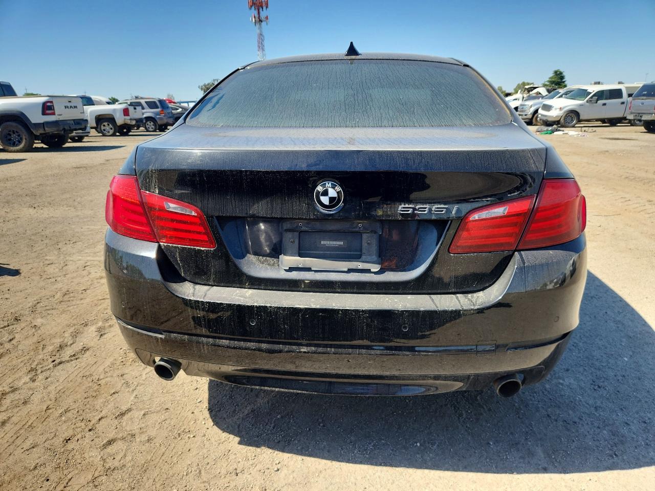 2012 Bmw 535 I Black vin: WBAFR7C56CC815612
