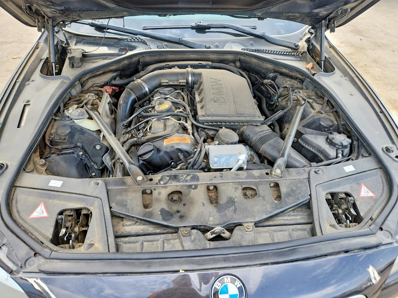 2012 Bmw 535 I Black vin: WBAFR7C56CC815710