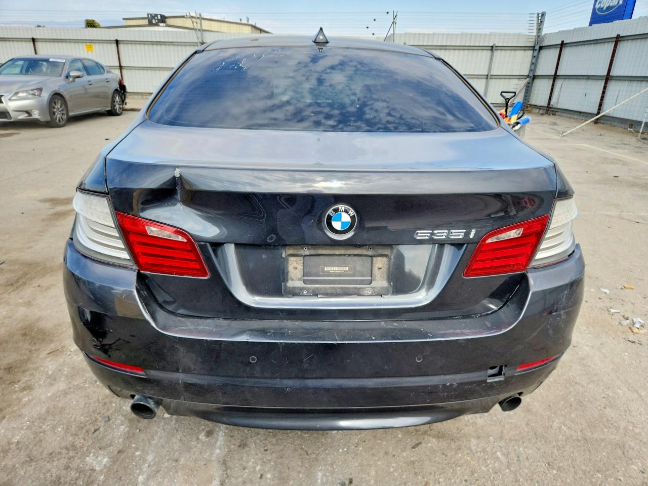 2012 Bmw 535 I Black vin: WBAFR7C56CC815710