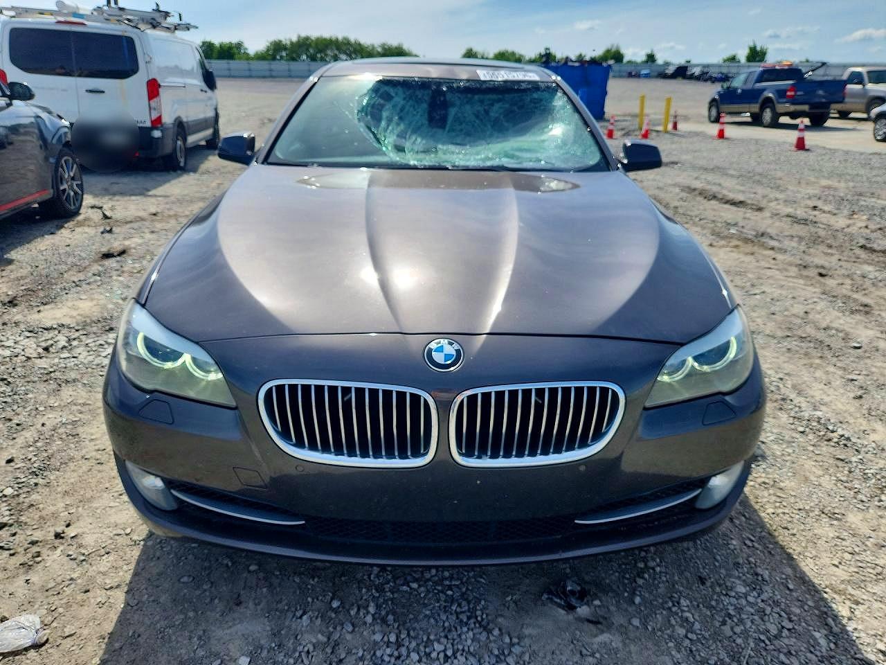 2012 Bmw 535 I Серый vin: WBAFR7C56CC815934