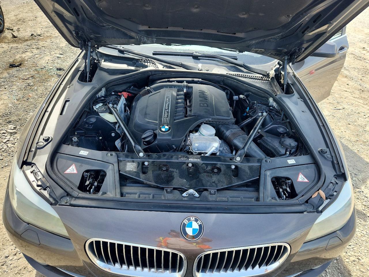 2012 Bmw 535 I Серый vin: WBAFR7C56CC815934