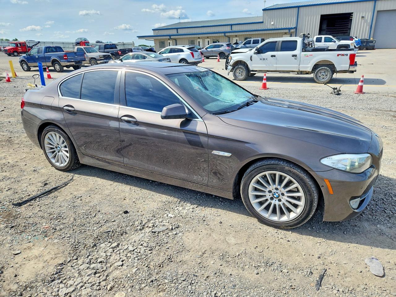 2012 Bmw 535 I Серый vin: WBAFR7C56CC815934