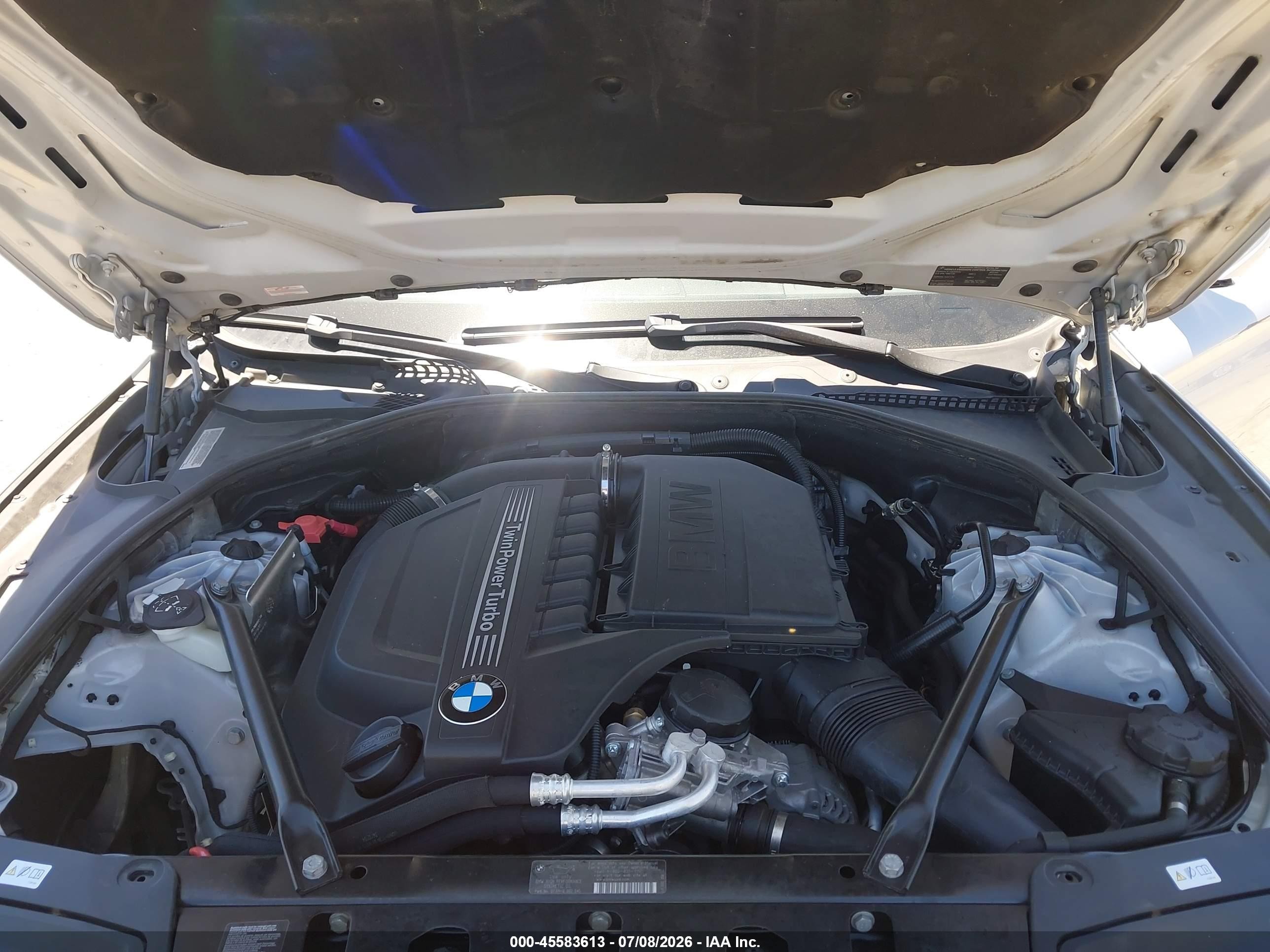 2013 Bmw 535i   Silver vin: WBAFR7C56DC822450