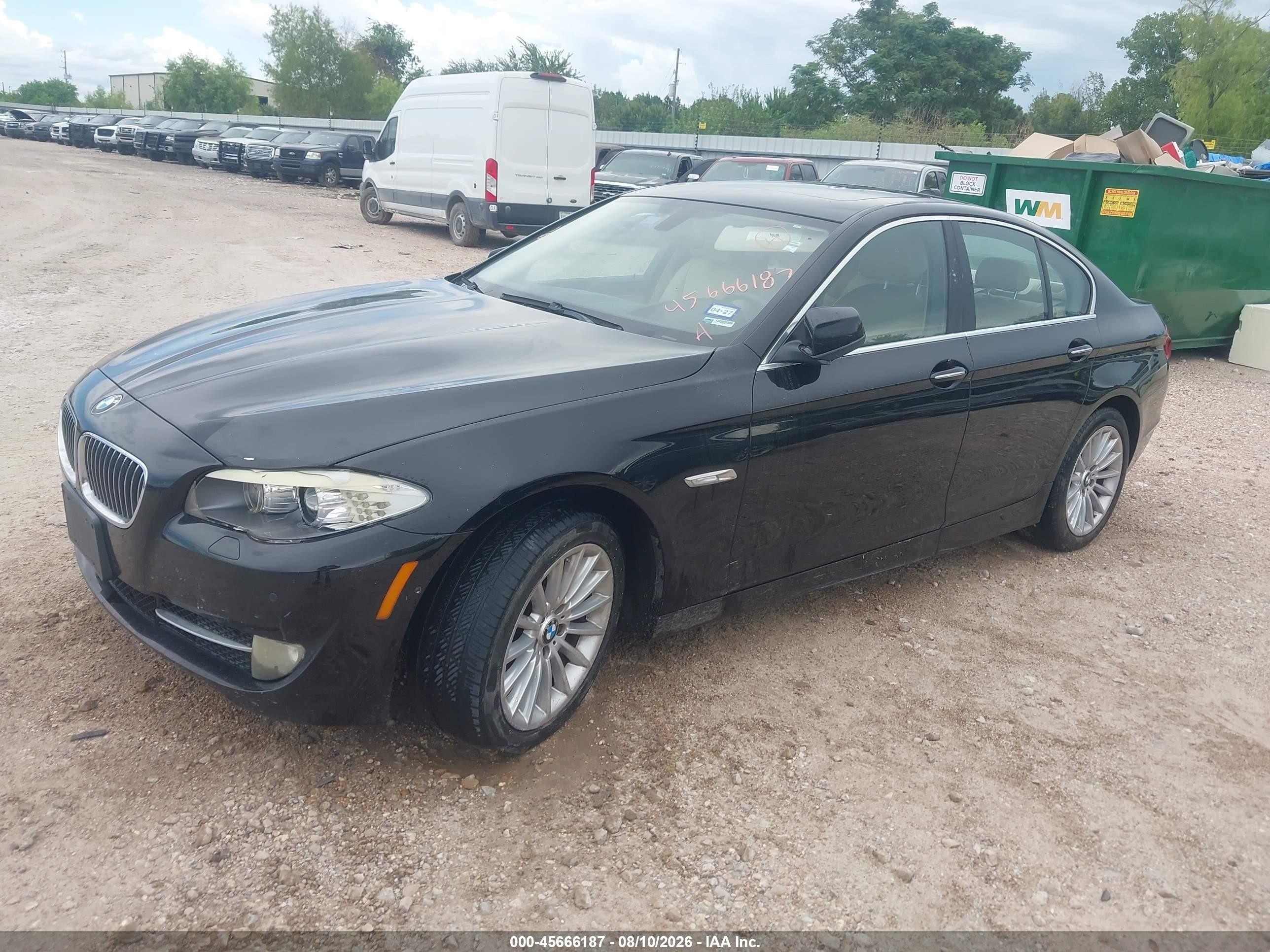 2013 Bmw 535i   Black vin: WBAFR7C56DC823145