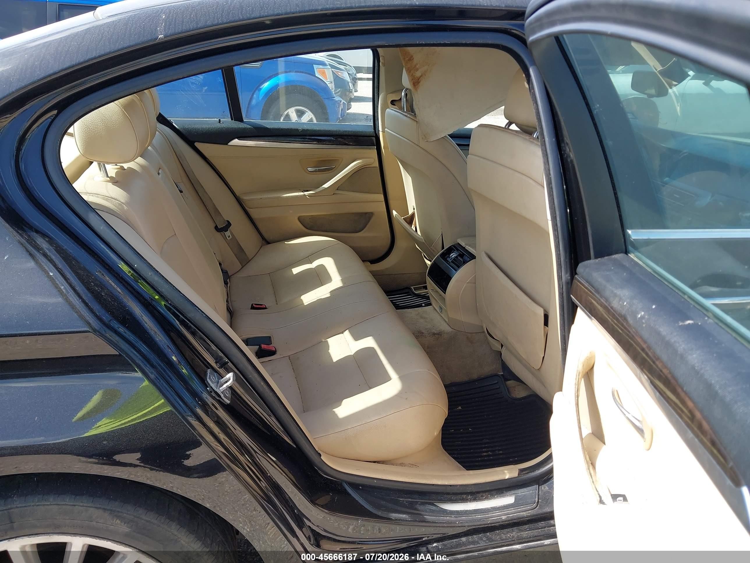 2013 Bmw 535i   Black vin: WBAFR7C56DC823145