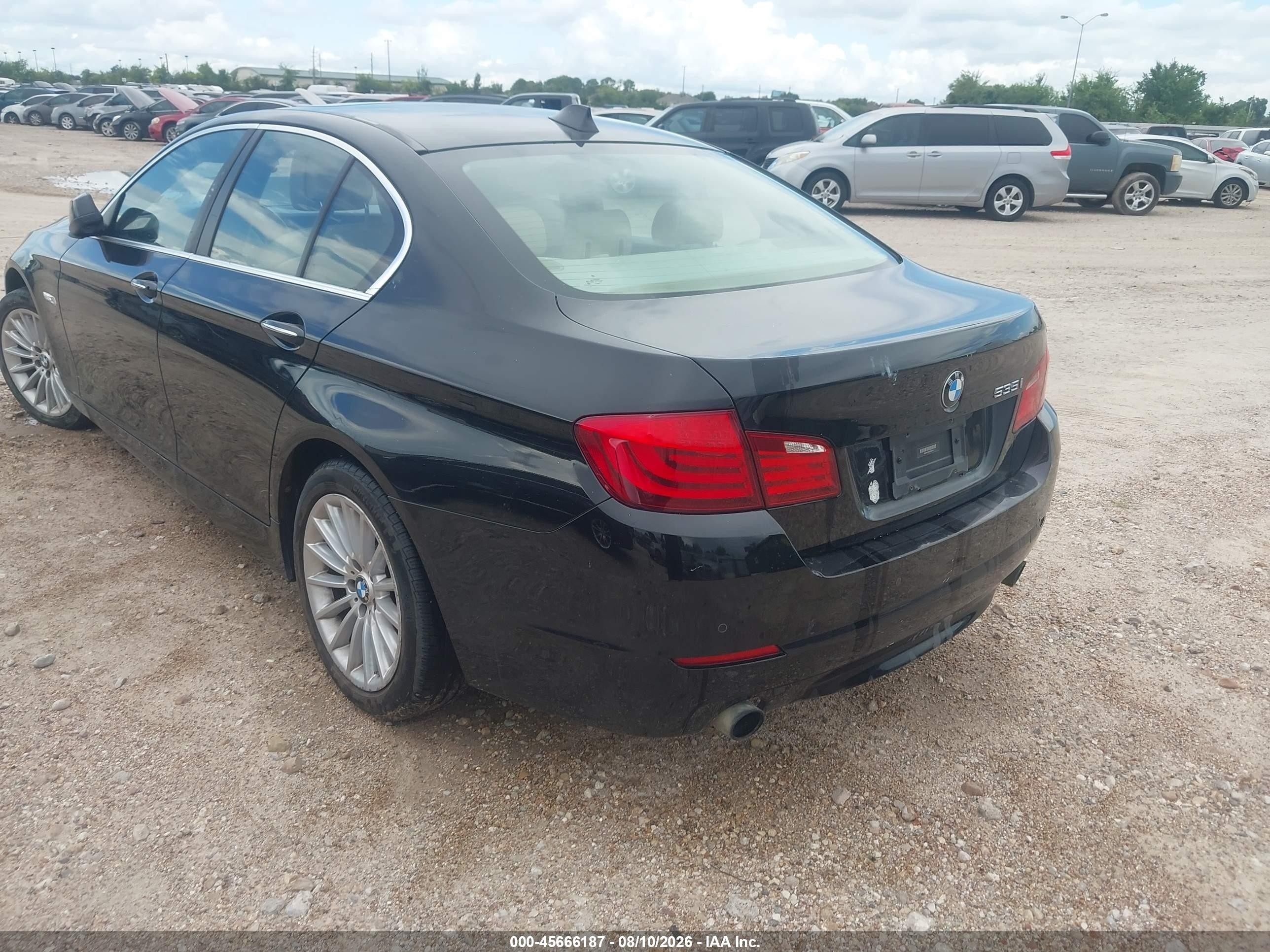 2013 Bmw 535i   Black vin: WBAFR7C56DC823145