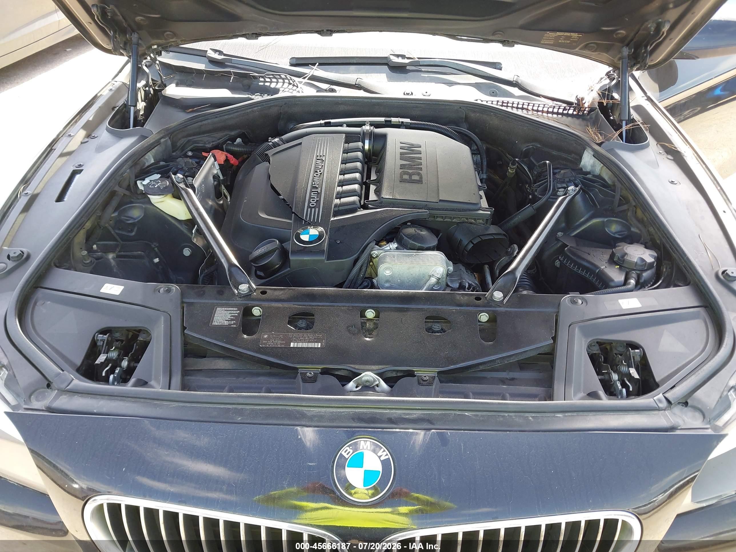 2013 Bmw 535i   Black vin: WBAFR7C56DC823145
