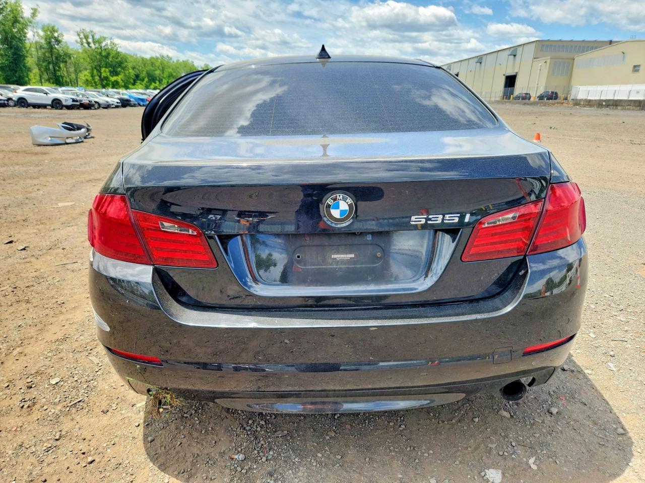 2011 Bmw 535 I Черный vin: WBAFR7C57BC267876