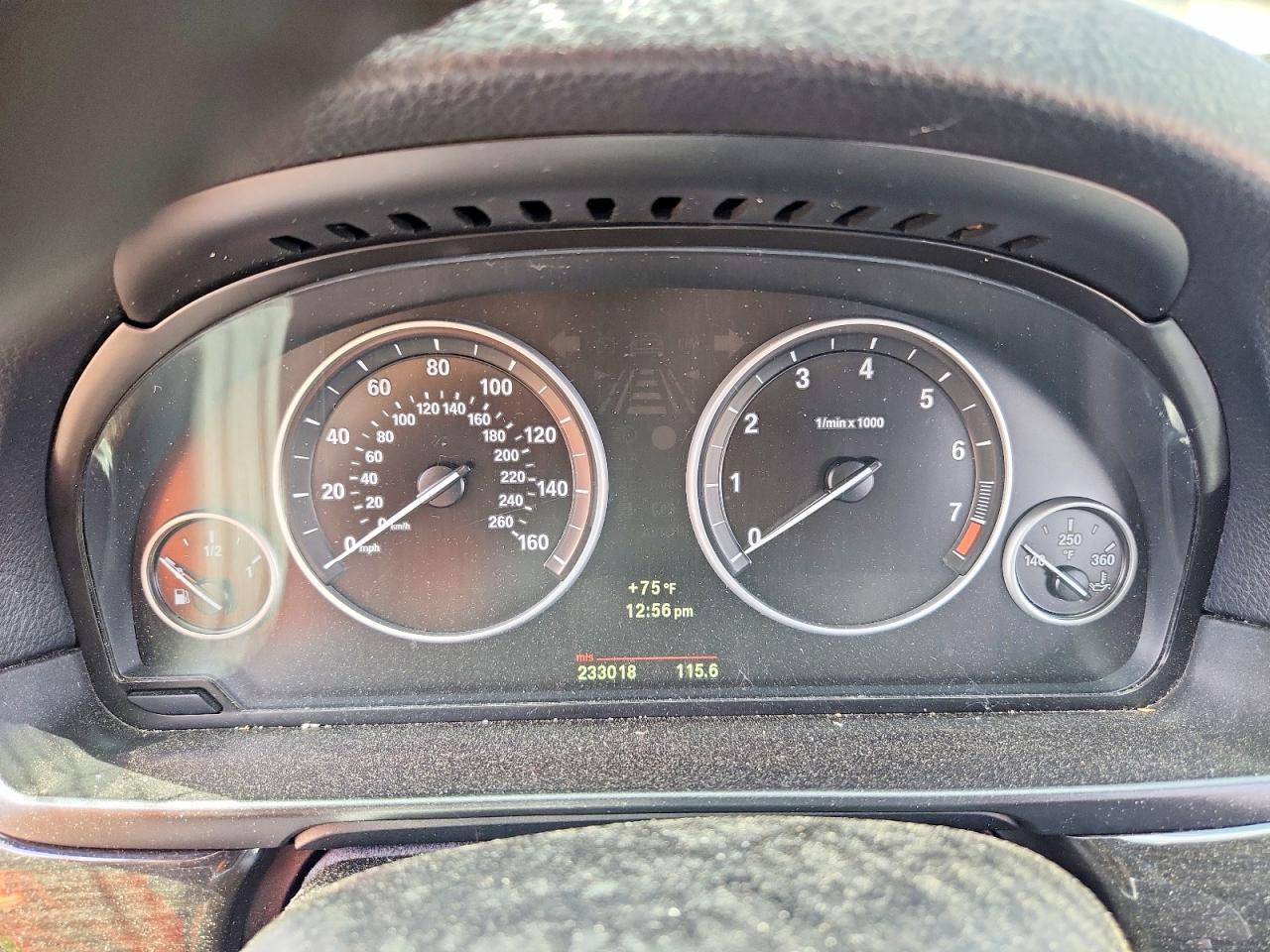 2011 Bmw 535 I Черный vin: WBAFR7C57BC267876