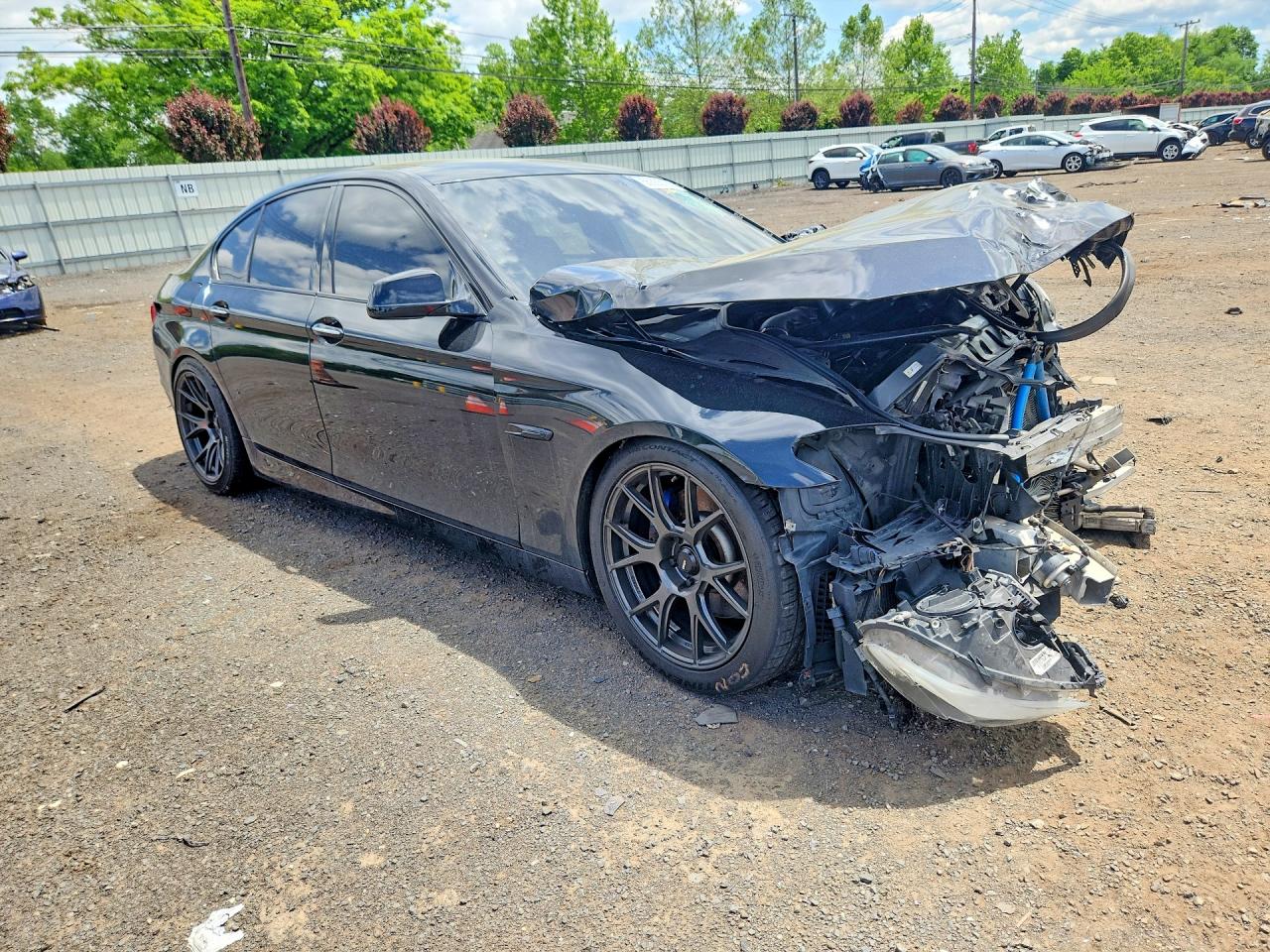 2011 Bmw 535 I Черный vin: WBAFR7C57BC267876