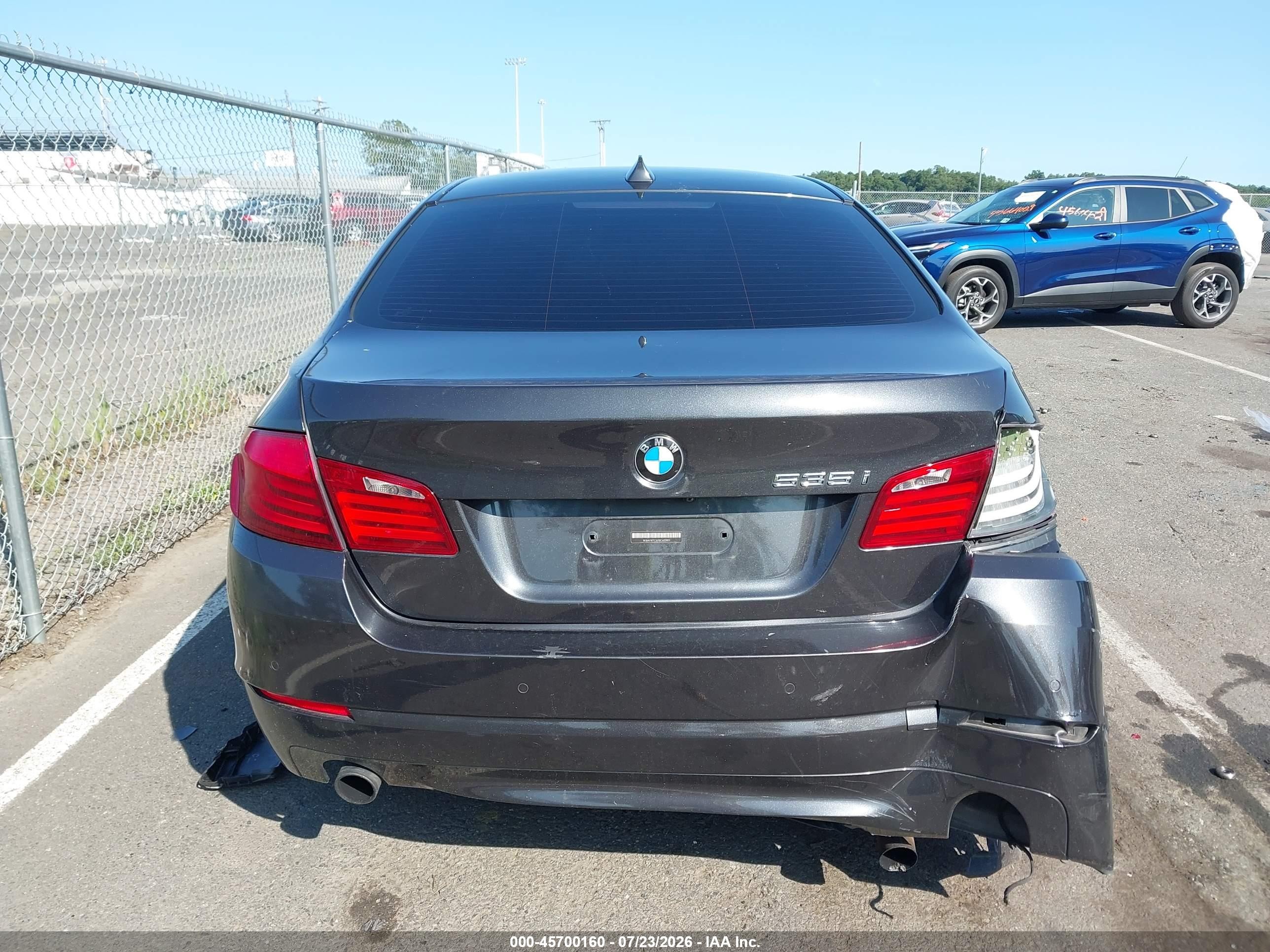 2011 Bmw 535i   Серый vin: WBAFR7C57BC602831
