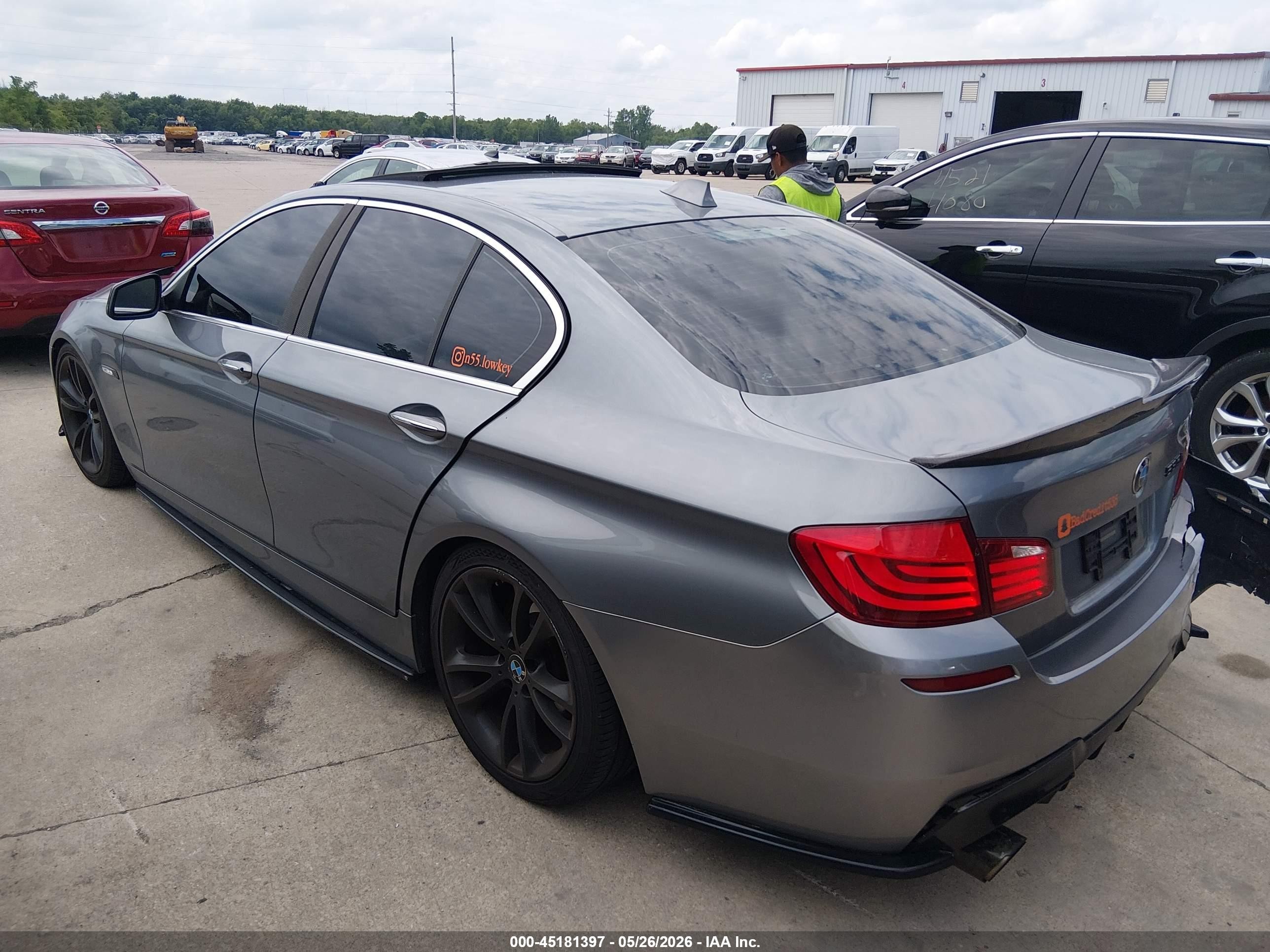 2011 Bmw 535i   Gray vin: WBAFR7C57BC603185