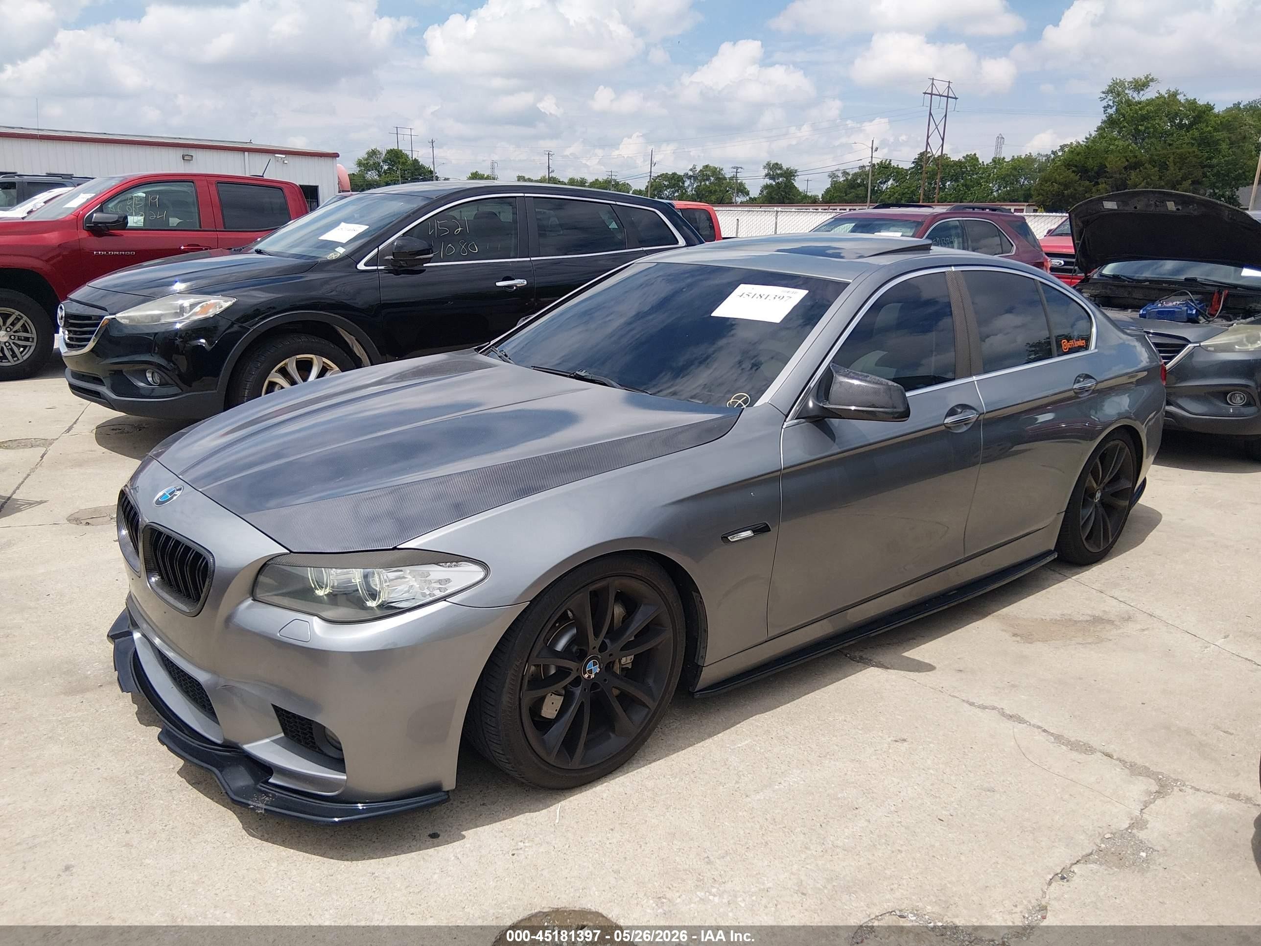 2011 Bmw 535i   Gray vin: WBAFR7C57BC603185