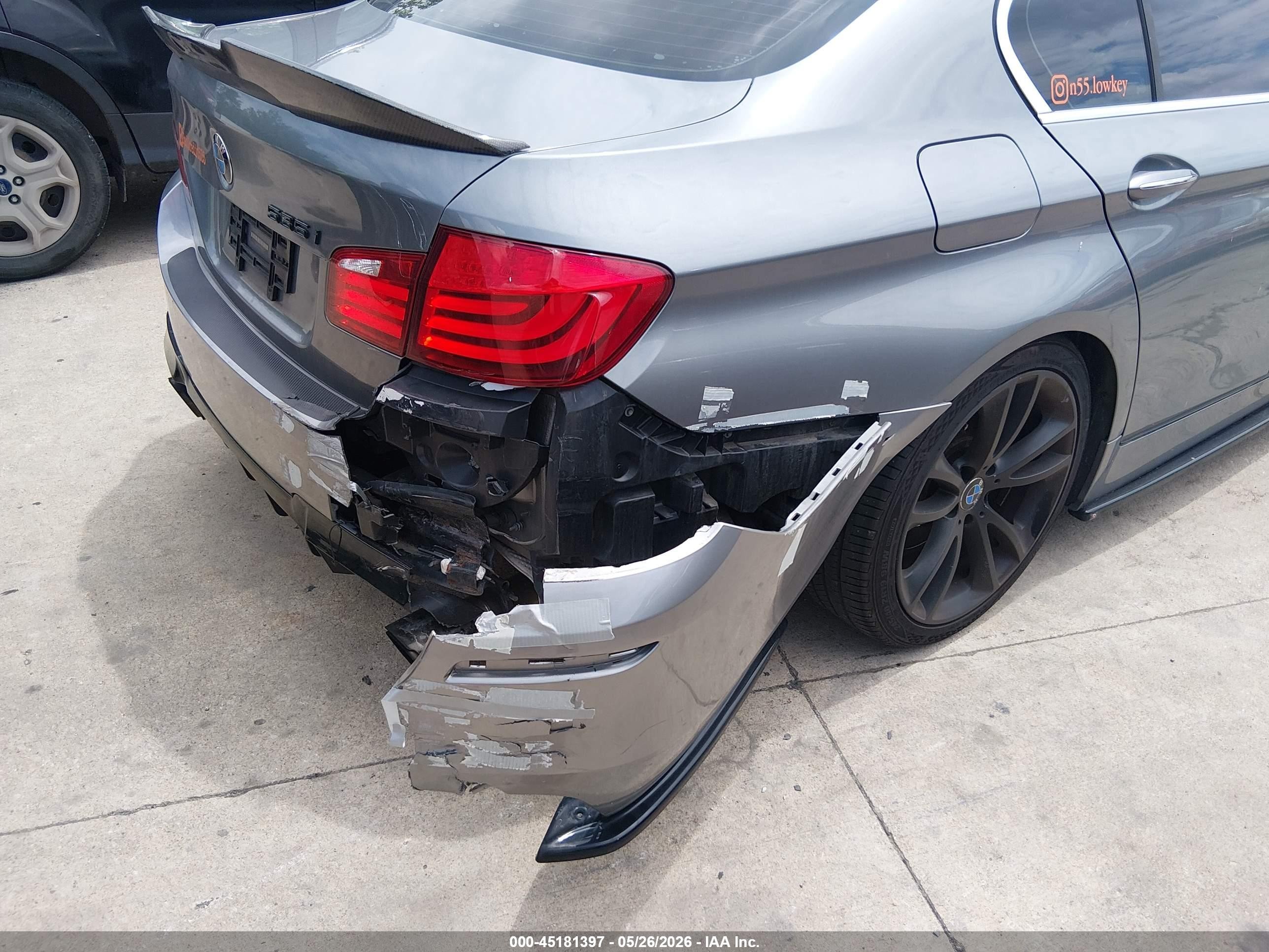 2011 Bmw 535i   Gray vin: WBAFR7C57BC603185