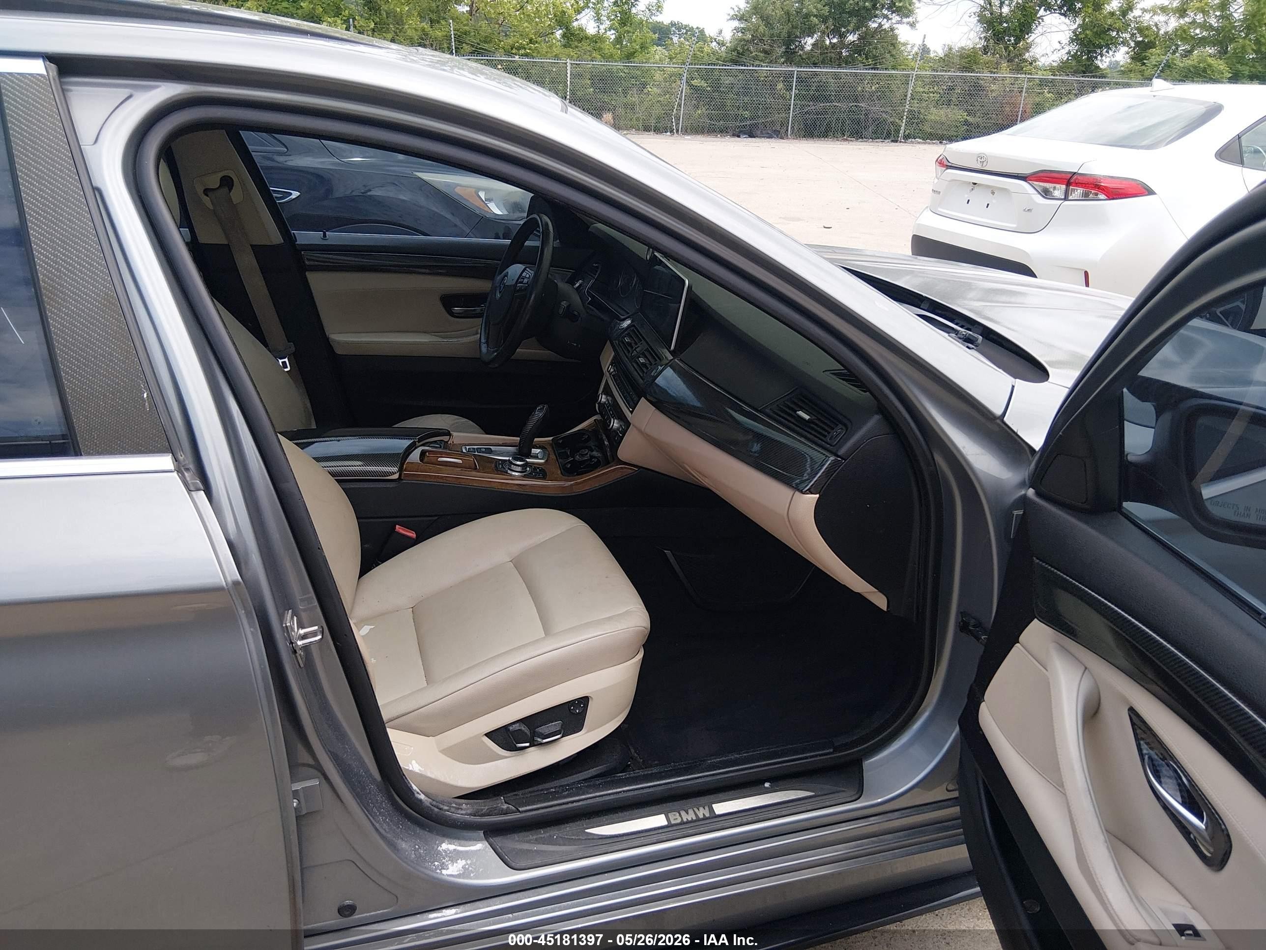 2011 Bmw 535i   Gray vin: WBAFR7C57BC603185